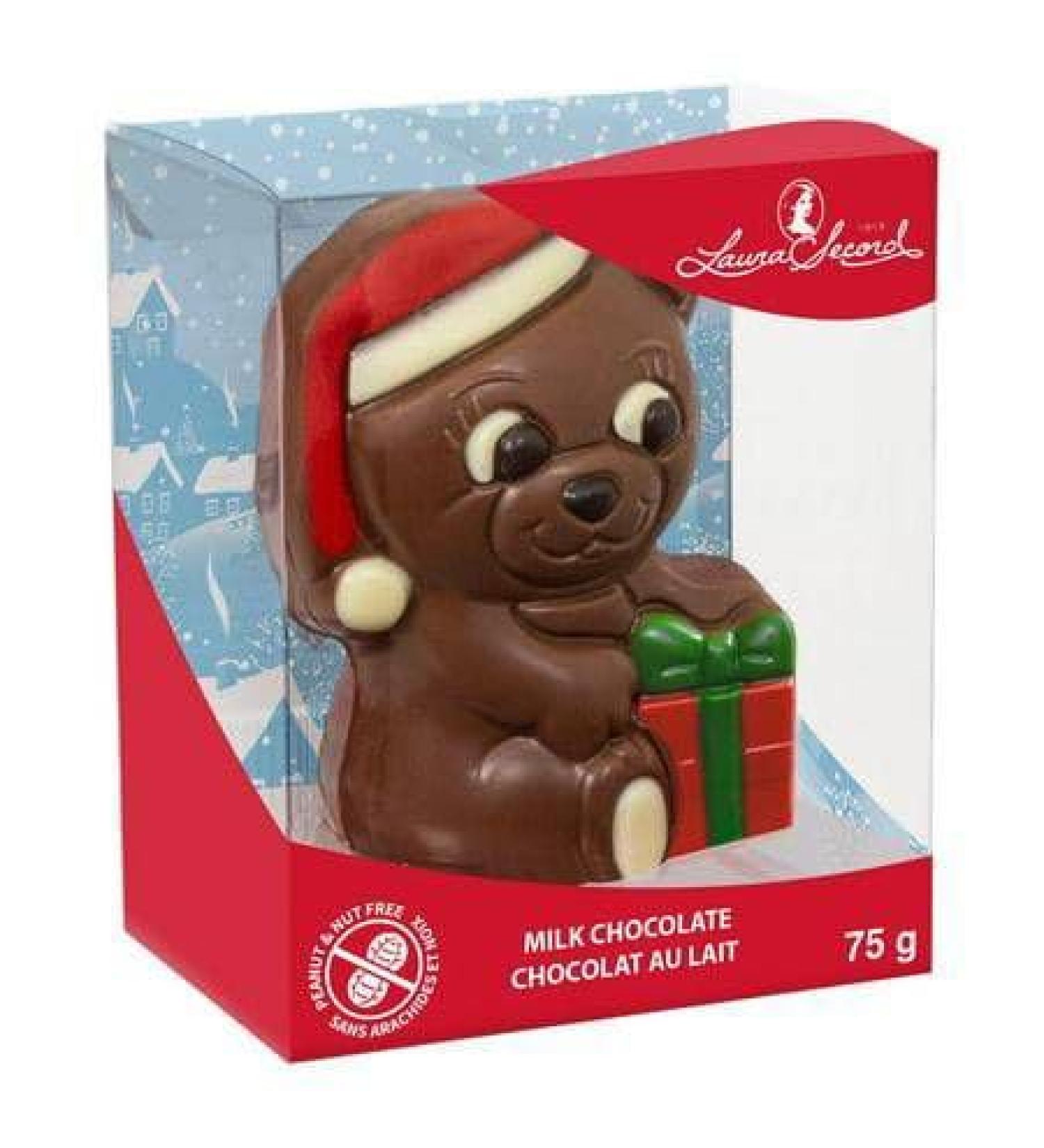Milk Chocolate Bear Christmas Gift 75g Festive Holiday Treat