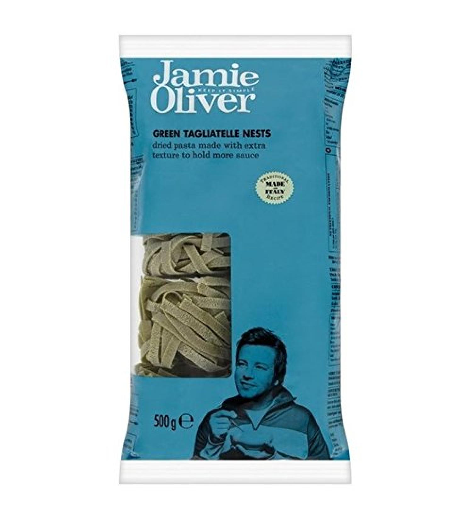 Jamie Oliver Pack of 2 Green Tagliatelle Nests 500g