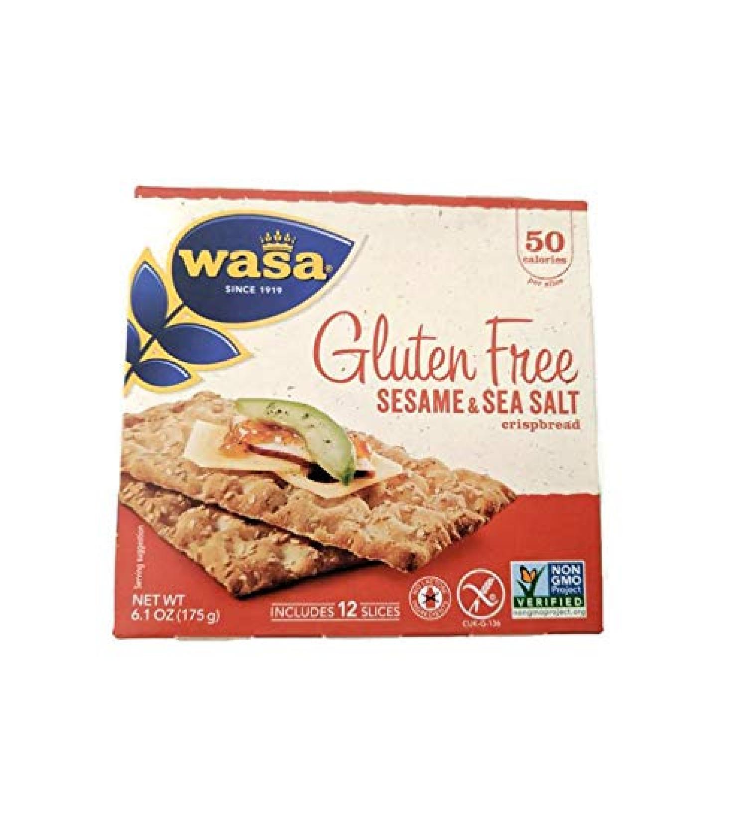 Gluten Free Crispbread Sesame and Sea Salt 6.1oz 6.1 Ounce (Pack of 1)