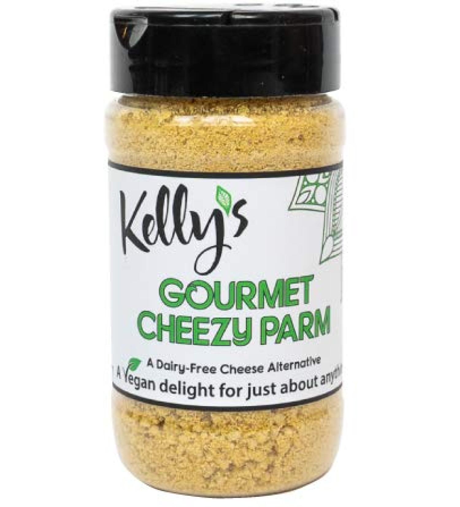 Kelly's Gourmet Cheezy Parmesan Cashew Cheese - 1-Pack | Vegan, Dairy-Free - Buy Online on GoSupps.com