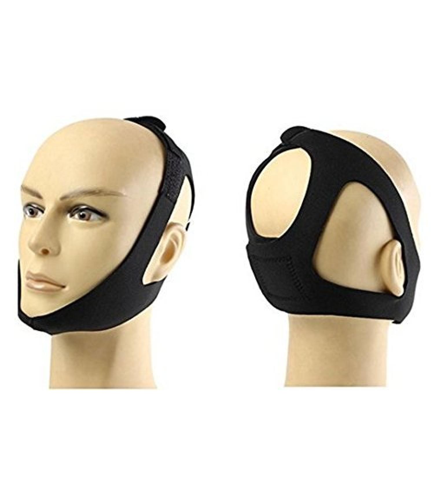 Stop Snoring Chin Strap Bundle with Nose Vents & Silk Eye Mask - Ultimate Solution for Men, Women & Children - Buy Online on GoSupps.com
