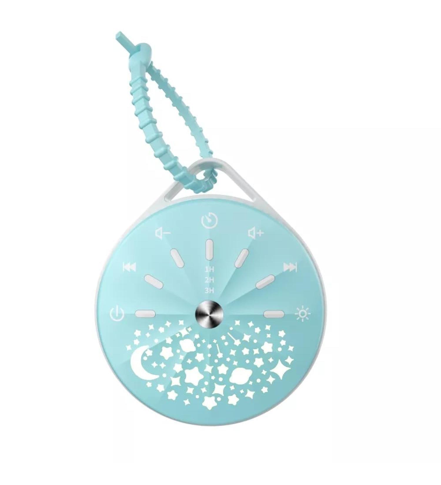 Bebcare Linda - Nursery Music Player and Night Light 10 Lullabies 7 Color Light Portable Travel Size Adjustable Volume Timer USB-C Lanyard Rechargeable Battery