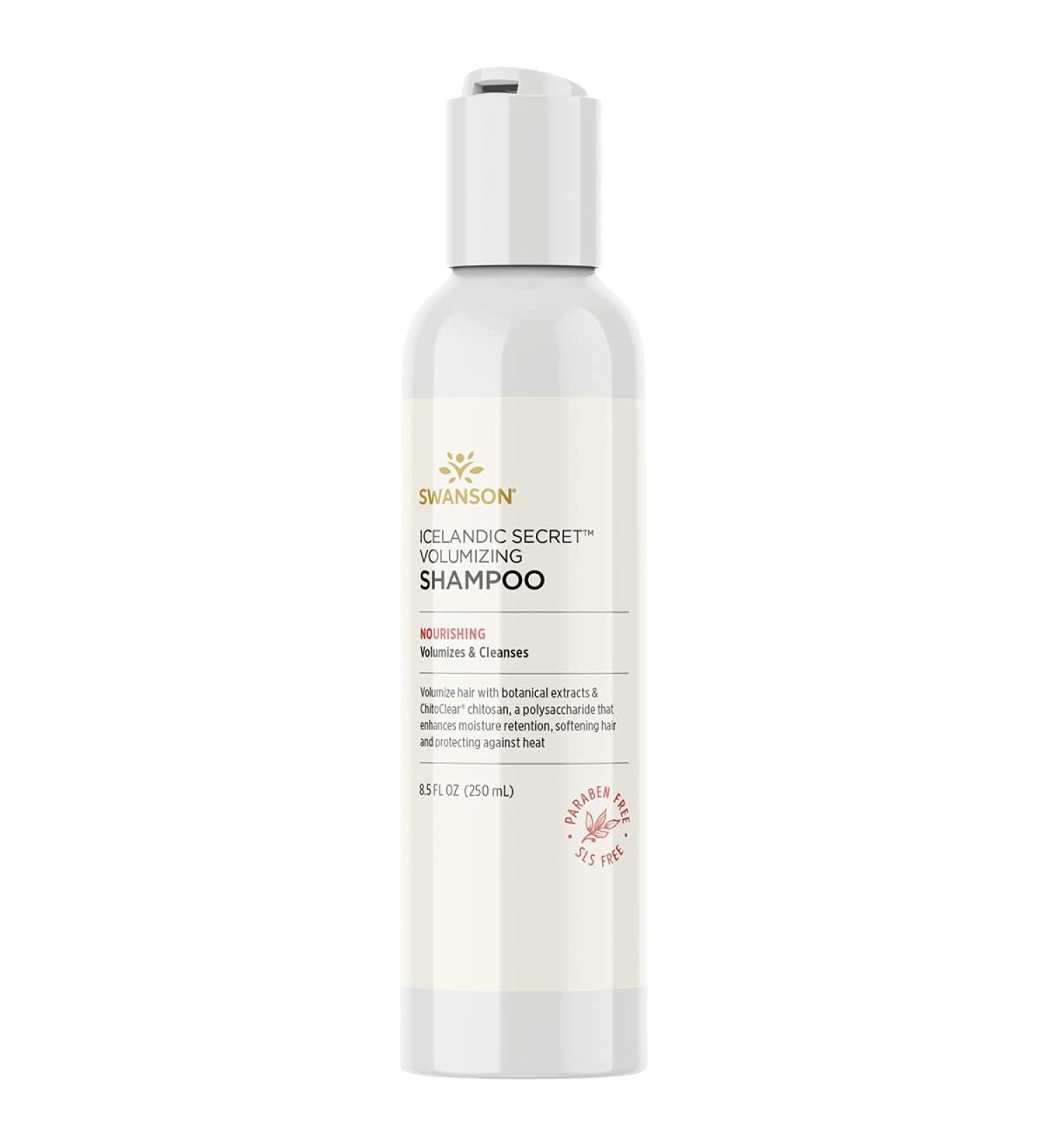 Swanson Icelandic Secret Volumizing Shampoo with Chitoclear 8.5 fl oz - Nourishing Hair Care for Volume & Shine - Buy Internationally - Buy Online on GoSupps.com