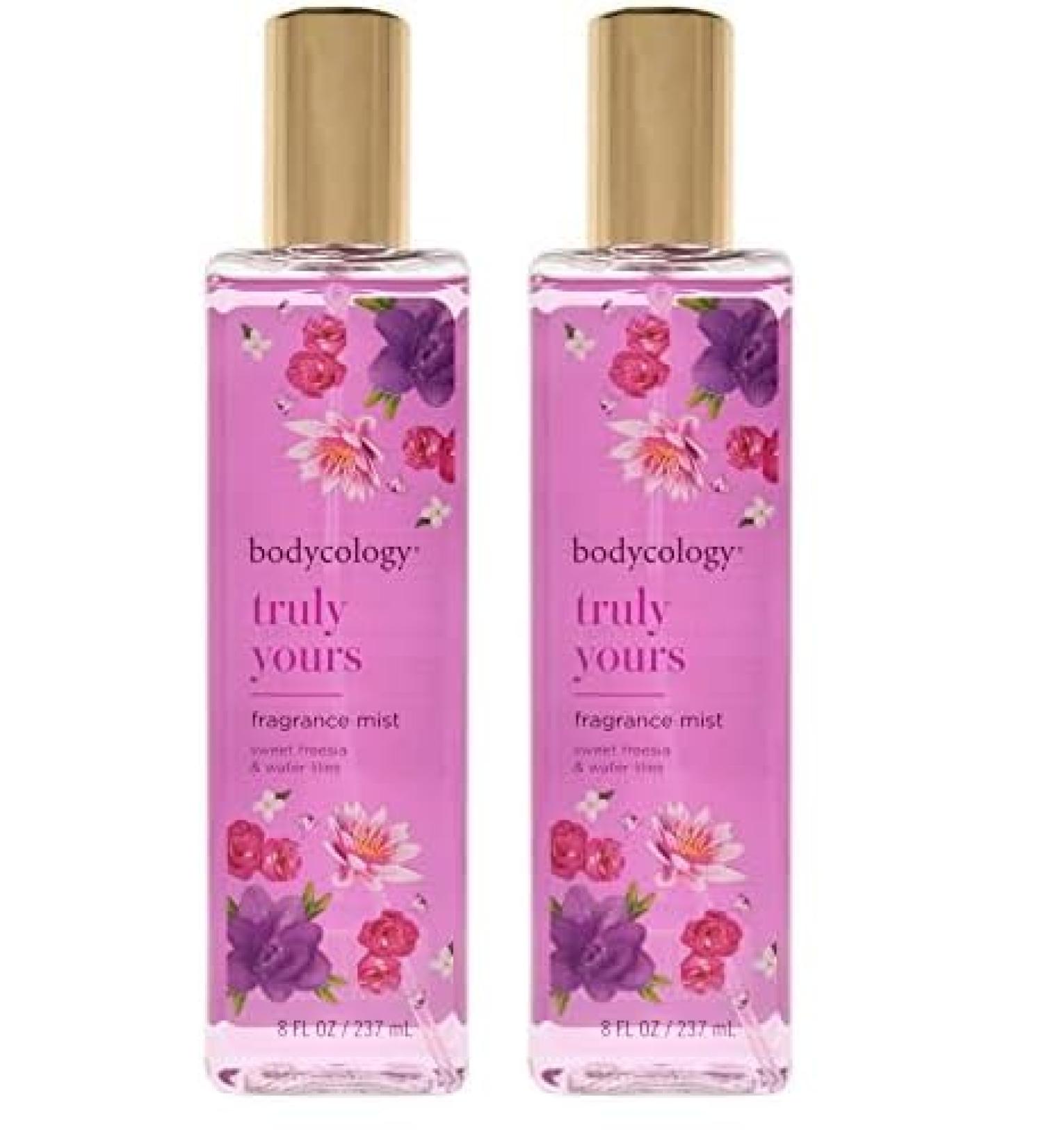 Bodycology Truly Yours Fragrance Mist for Women 8 Ounce (455004003) (Pack of 2) 8 Fl Oz (Pack of 2)