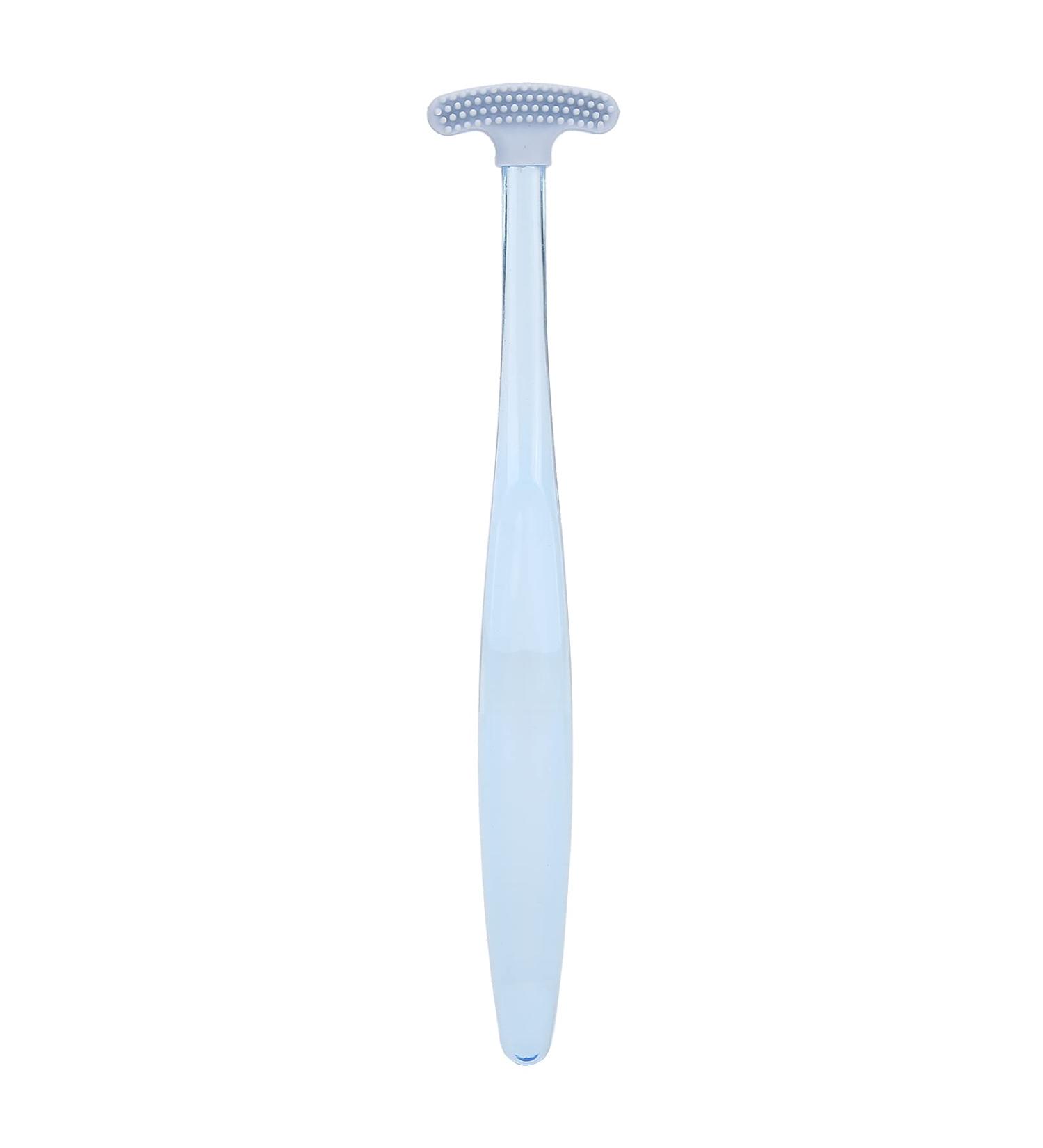 Ergonomic Tongue Scraper - Flexible Anti-Fragile Design for Easy Oral Health Care - Buy Online on GoSupps.com