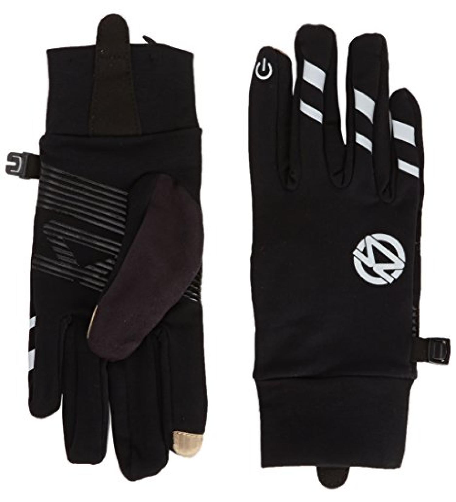 Zensah Smart Running Gloves - Large Black | Touch Screen Compatible - Buy Online on GoSupps.com