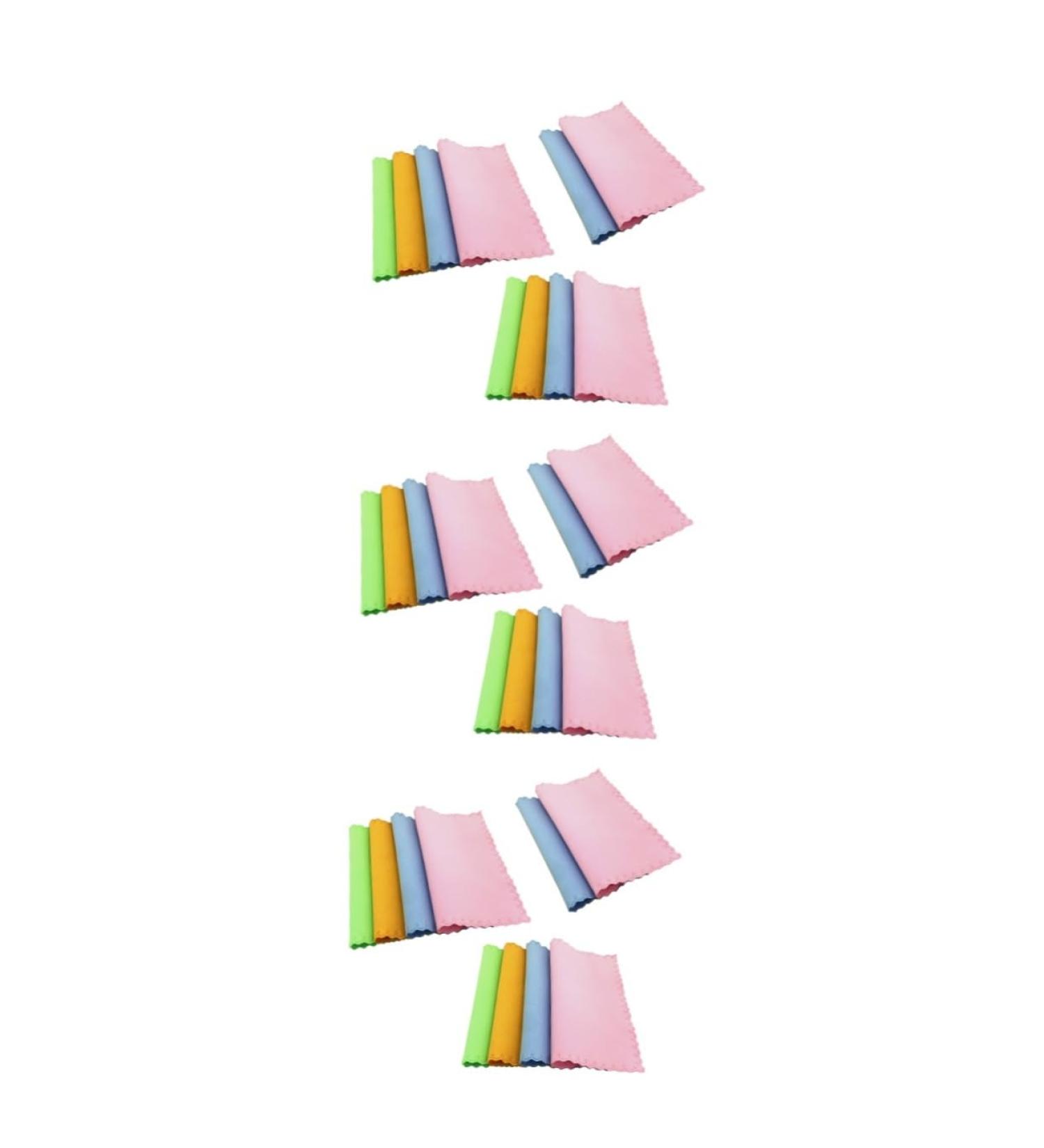 Buy LALAFINA 30 Pcs Microfiber Cleaning Cloths - Eyeglasses & Camera Lens Cleaner - International Shipping - Buy Online on GoSupps.com