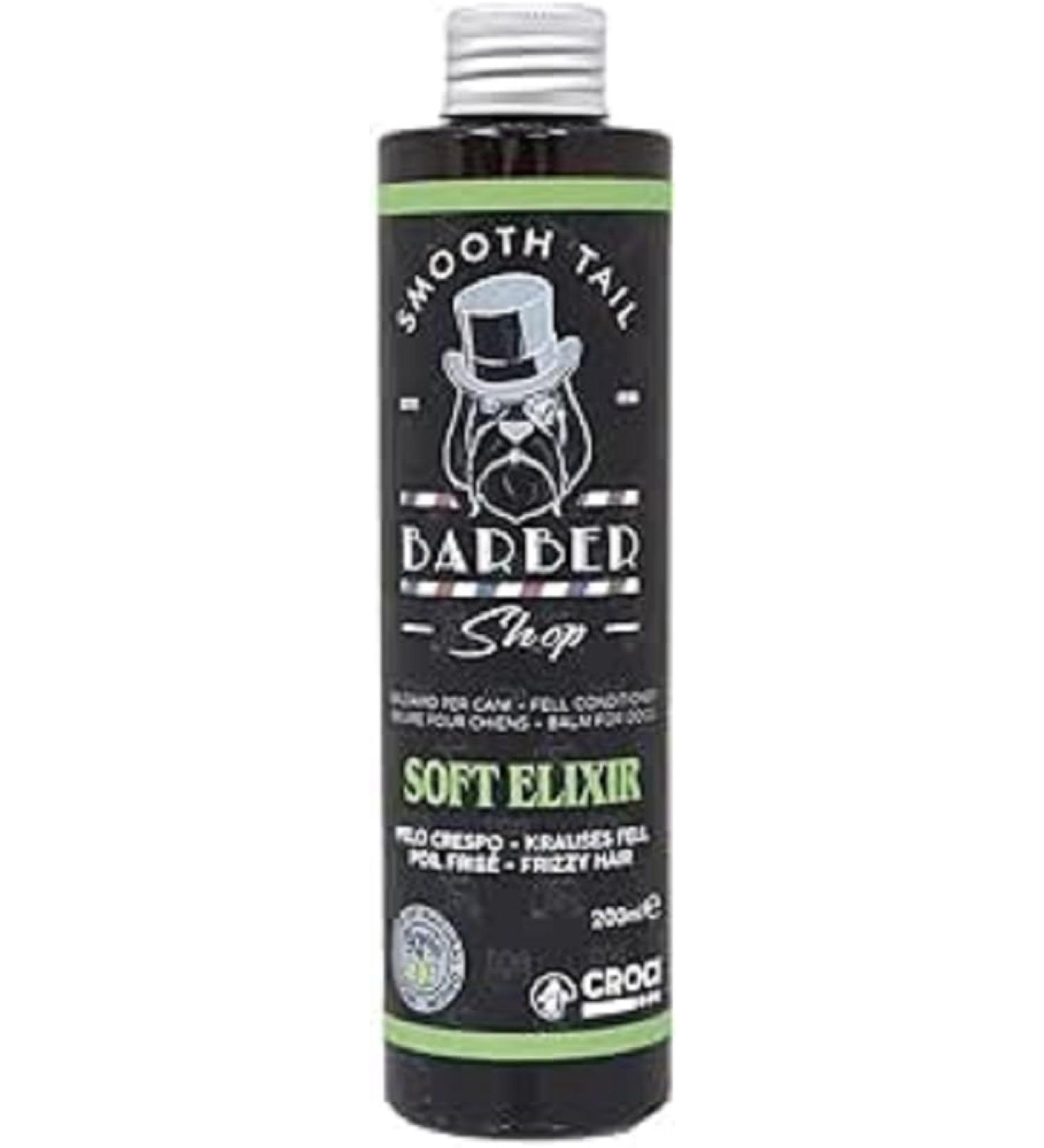 Croci Barbershop - Softelixir Conditioner for Frizzy and Dry Hair 200 ml for every dog breed ideal for puppies nourishing moisturizing detangling - Buy Online on GoSupps.com