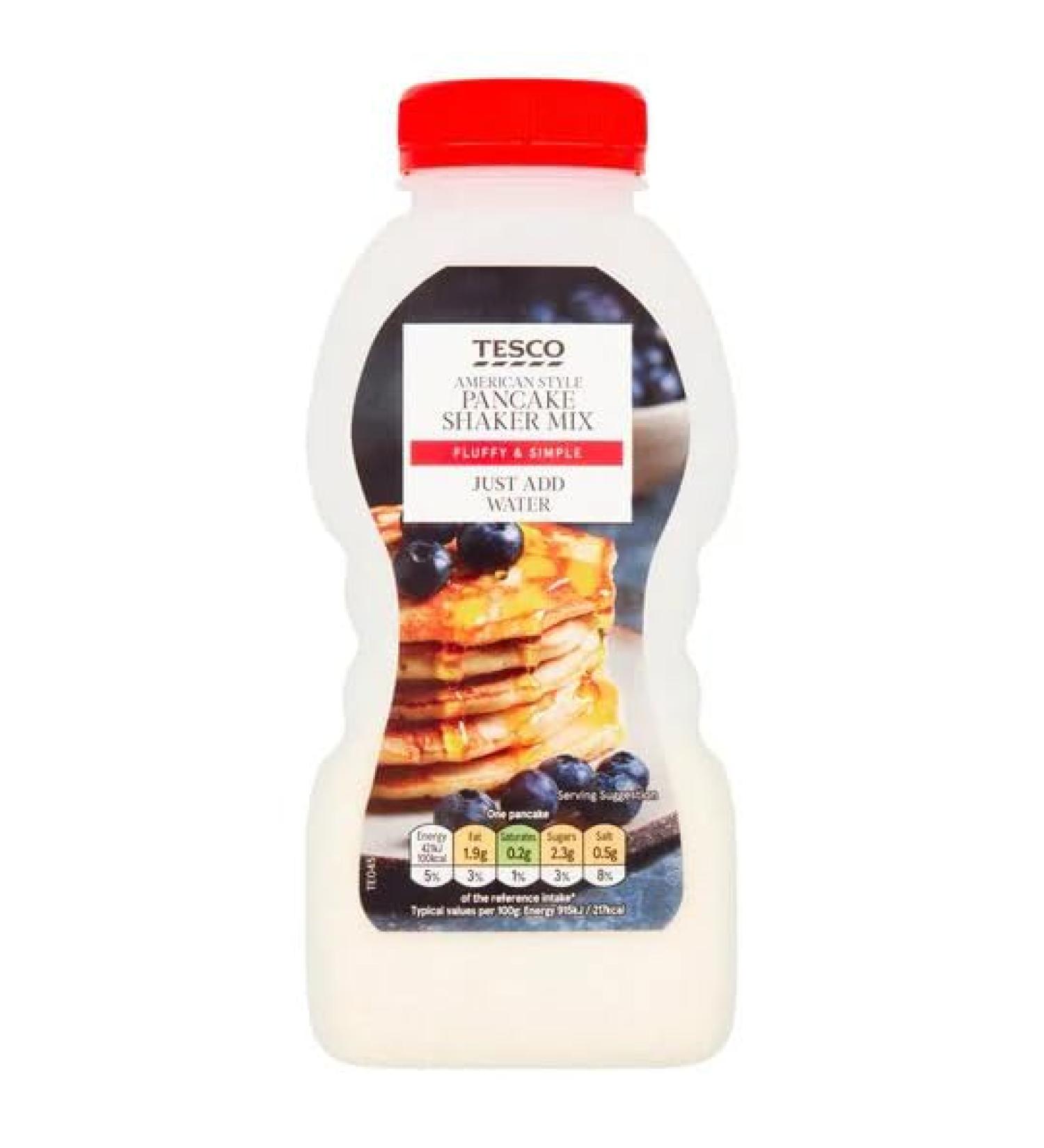 Tesco American Style Pancake Shaker Mix (155GX5) |PREMIUM PRODUCT | American Style Pancake | TASTED PANCAKE - Buy Online on GoSupps.com