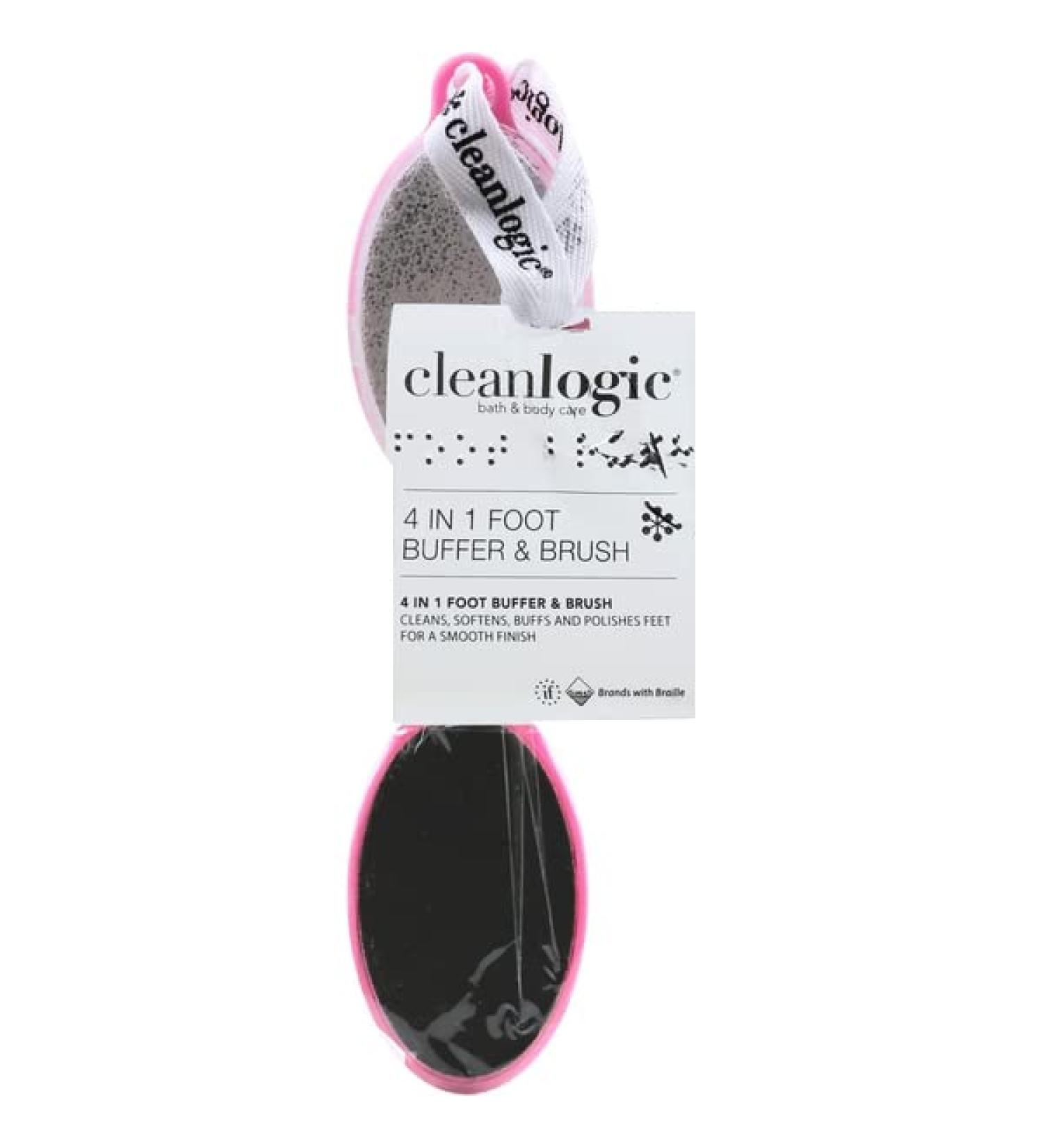 Cleanlogic 4 in 1 Foot Buffer & Brush