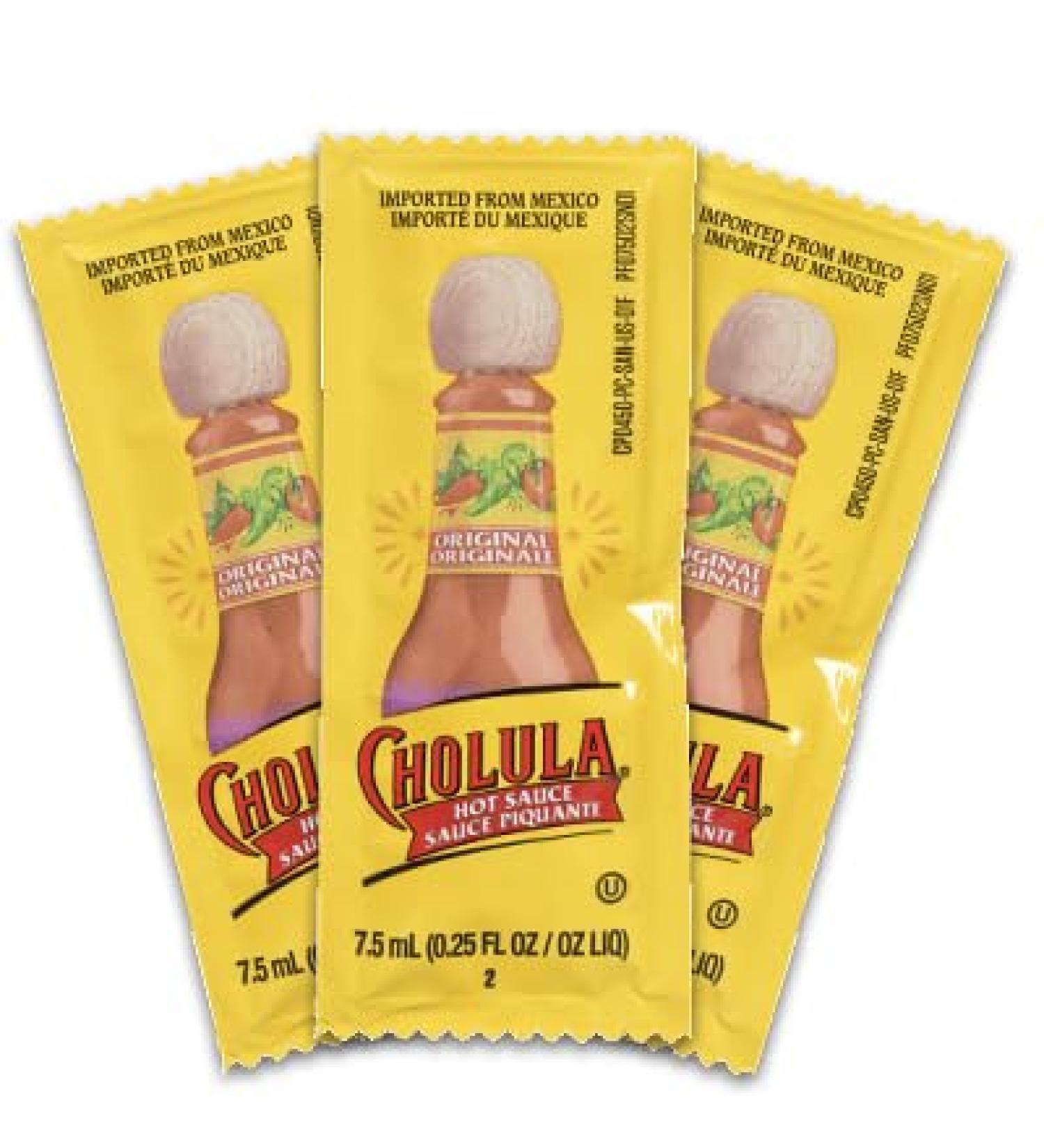 Hot Sauce Packet Bundle - INCLUDES Cholula Original Hot Sauce Packets 25 count - Great Addition to Compliment and Spice up Your Dishes!. 25 count good for on the go picnic traveling - Exclusive PaLiSoL CREATiONS Keychain included - Spice Up Any Meal On-th - Buy Online on GoSupps.com