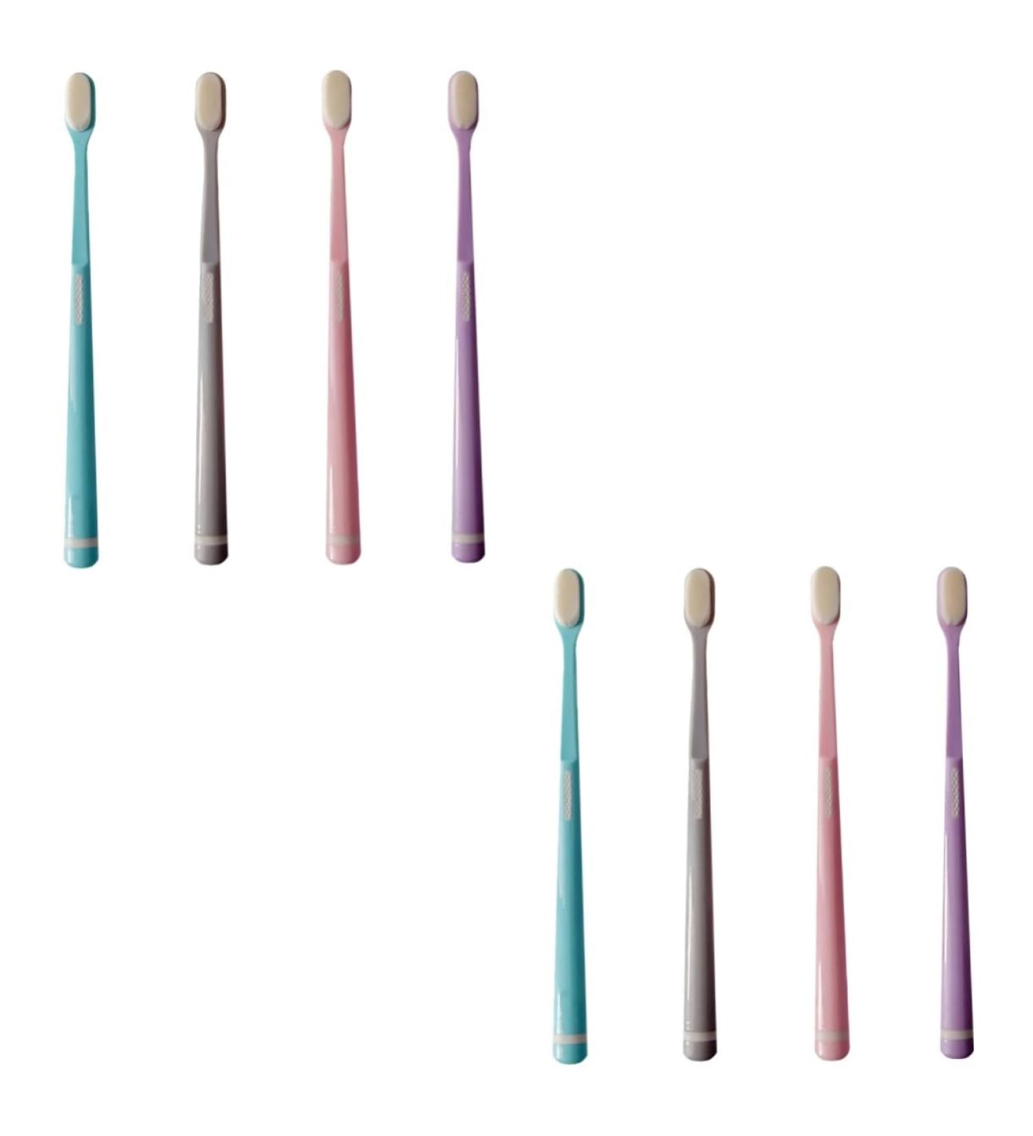 Partykindom 8-Pack Soft Toothbrush for Mothers | Gentle Manual Toothbrushes for Pregnant Women with Soft Bristles & Tongue Cleaner - Buy Online on GoSupps.com