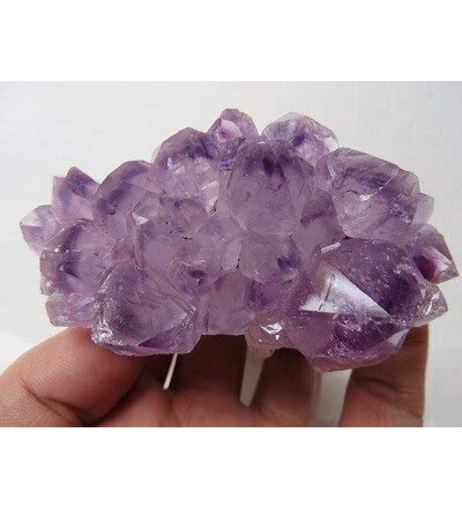 127g A++ Uruguay Natural Amethyst Flower Quartz Crystal GEODE Cluster ningxiao - Buy Online on GoSupps.com