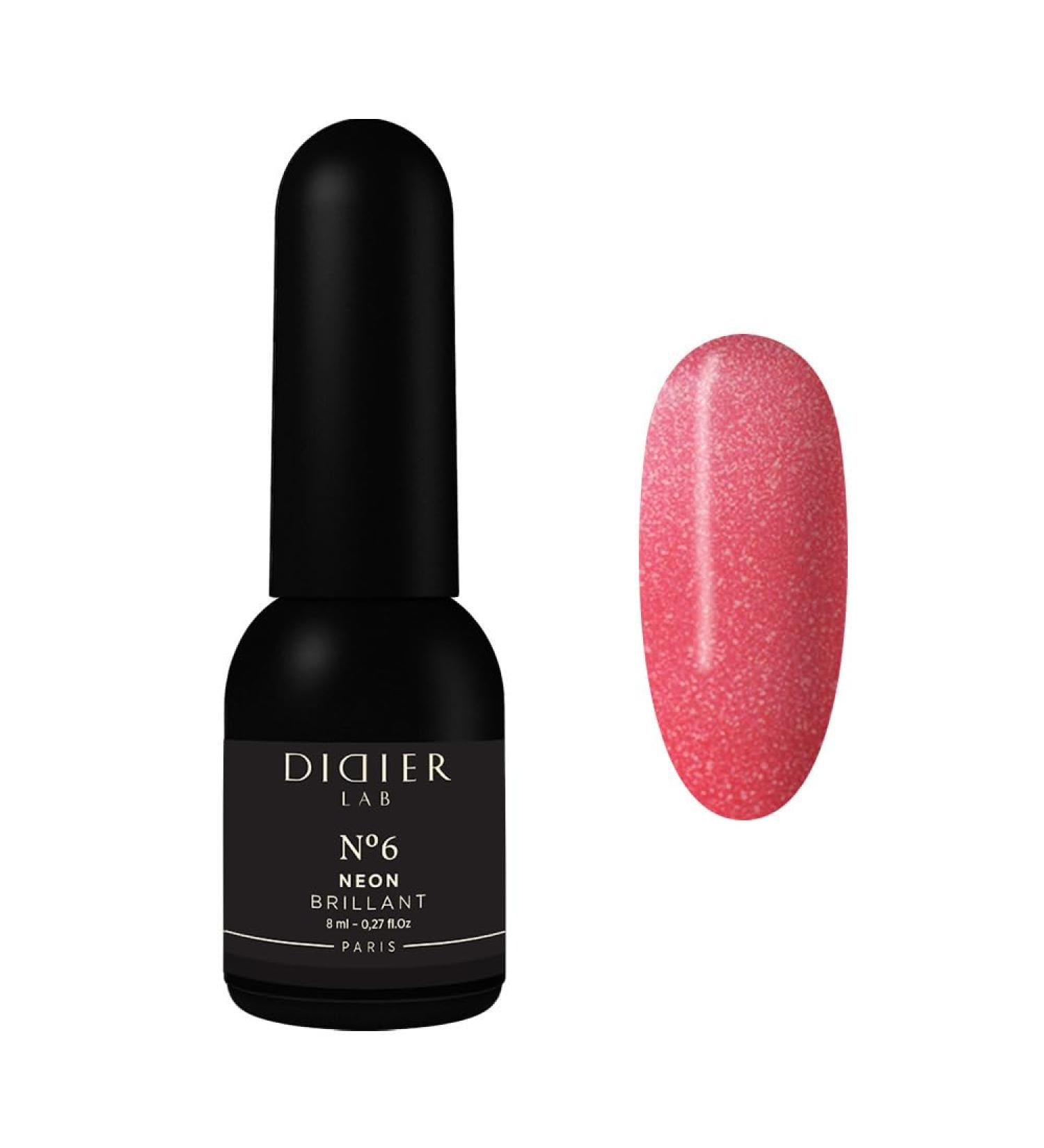 Didier Lab - Premium UV Gel Nail Polish - Brillant Neon No6- Gel Nail Varnish - Nail Art - Long-Lasting High Gloss Wear - Gel Nail Polish - Gel Nails - Glitter Gel Nail Polish - Rich Pigment - 8ml - Buy Online on GoSupps.com