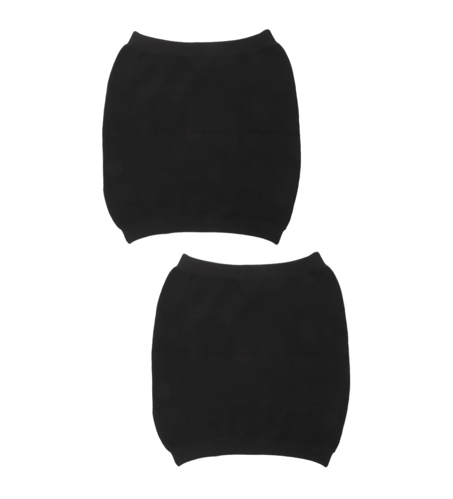 FRCOLOR 2pcs Waist Support Lumbar Belt - Winter Warmer & Comfortable Waist Protector for Men & Women | Black - Buy Online on GoSupps.com