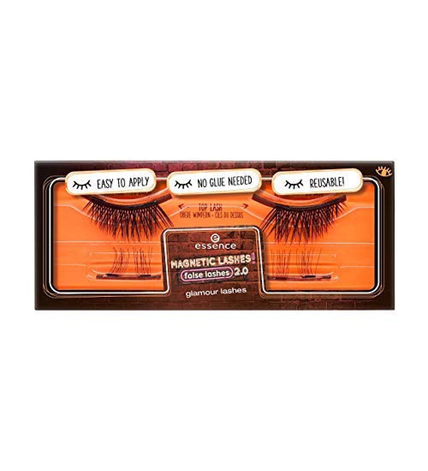 Essence Magnetic Lashes! false lashes 2.0 glamour lashes Nr. 01 good lashes good day 1 Set