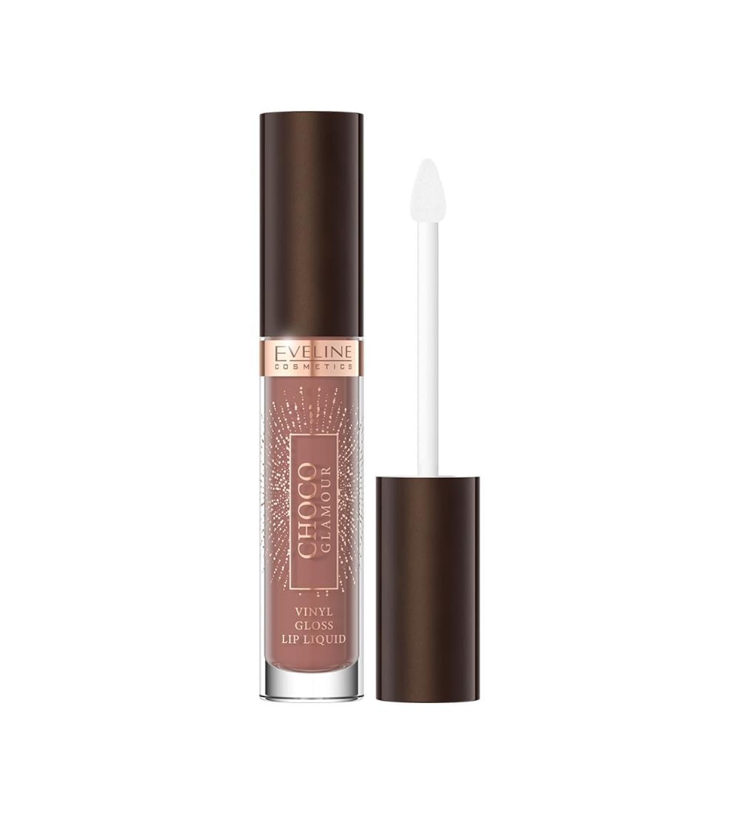 Eveline Cosmetics Coco Glamour Velvet Lipstick - Intense Color Long-Lasting Gloss Moisturizing Vegan Chocolate Scent - Buy Internationally - Buy Online on GoSupps.com