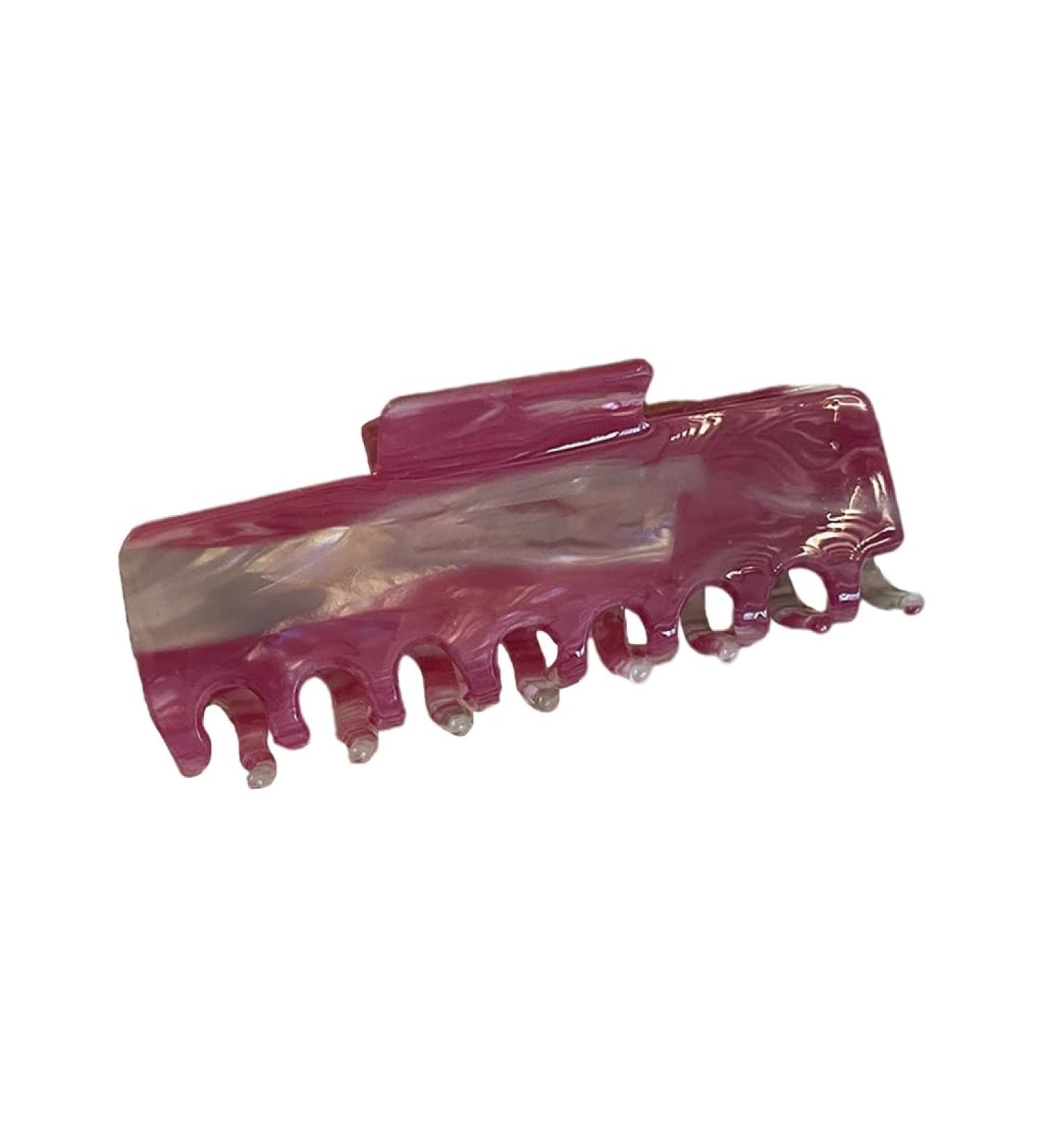 Limtula Internet Celebrity Taking Photo Ponytail Hair Clip with Multi Type Hair Clip for Woman Long Hair Hairpins Pink and white recta - Buy Online on GoSupps.com