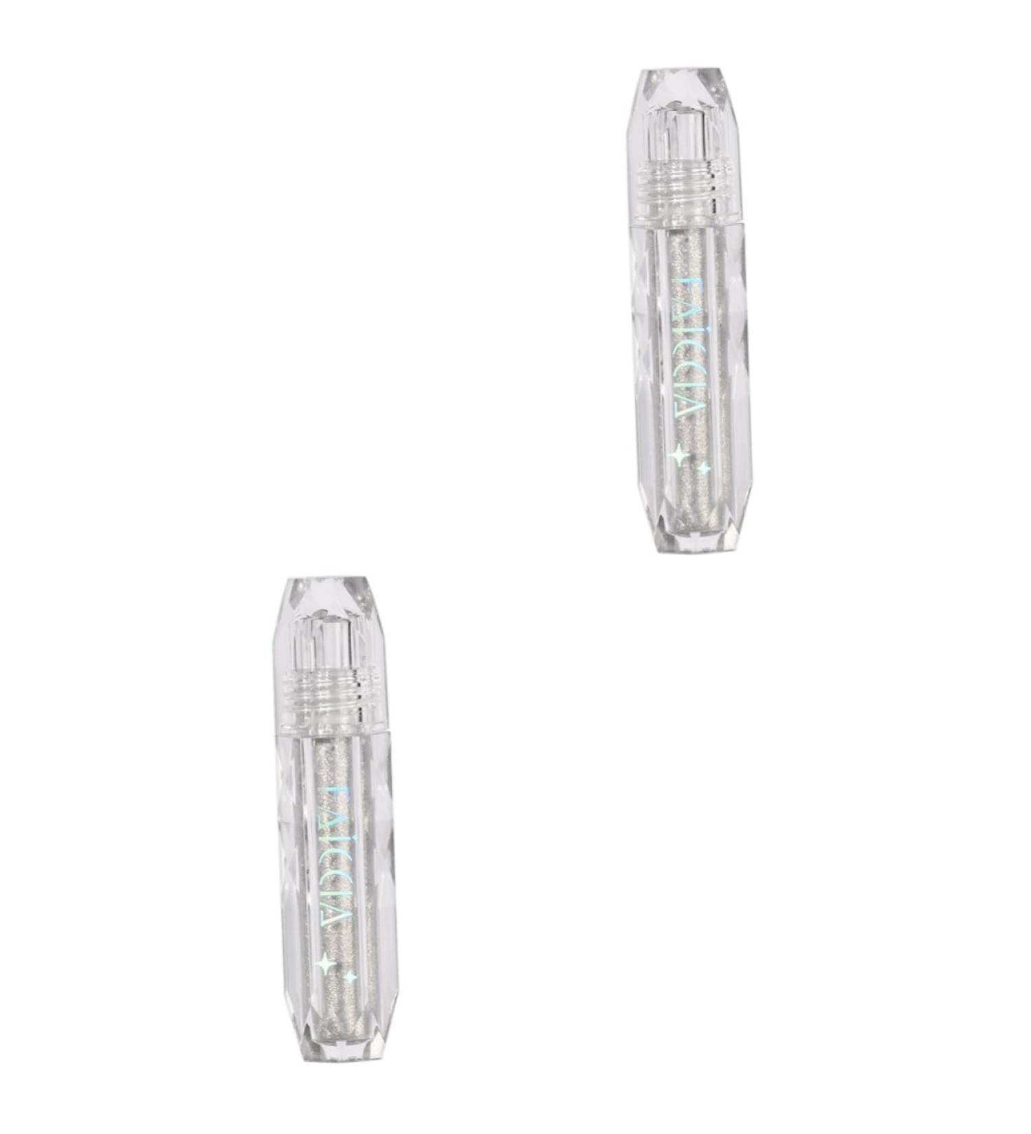 Beavorty Liquid Makeup 2 Pcs Waterproof Liquid Eyeshadow Two Tone Eyeshadow Stick Glitter Eye Shadow Accessories Miss Flash 1 count (Pack of 1) 02#x2pcs - Buy Online on GoSupps.com