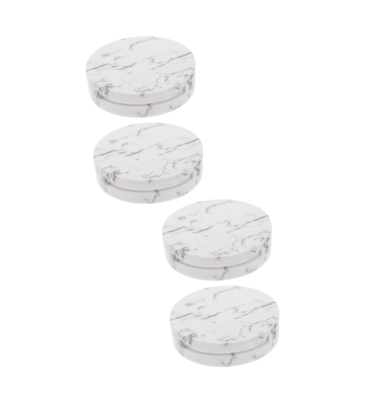 Beavorty 4 Pcs Storage Box Cosmetic Travel Containers DIY Powder Case Loose Cosmetic Powder Case Eye Shadow 7.4X7.4X1.85CMx2pcs Assorted Colorx2pcs - Buy Online on GoSupps.com