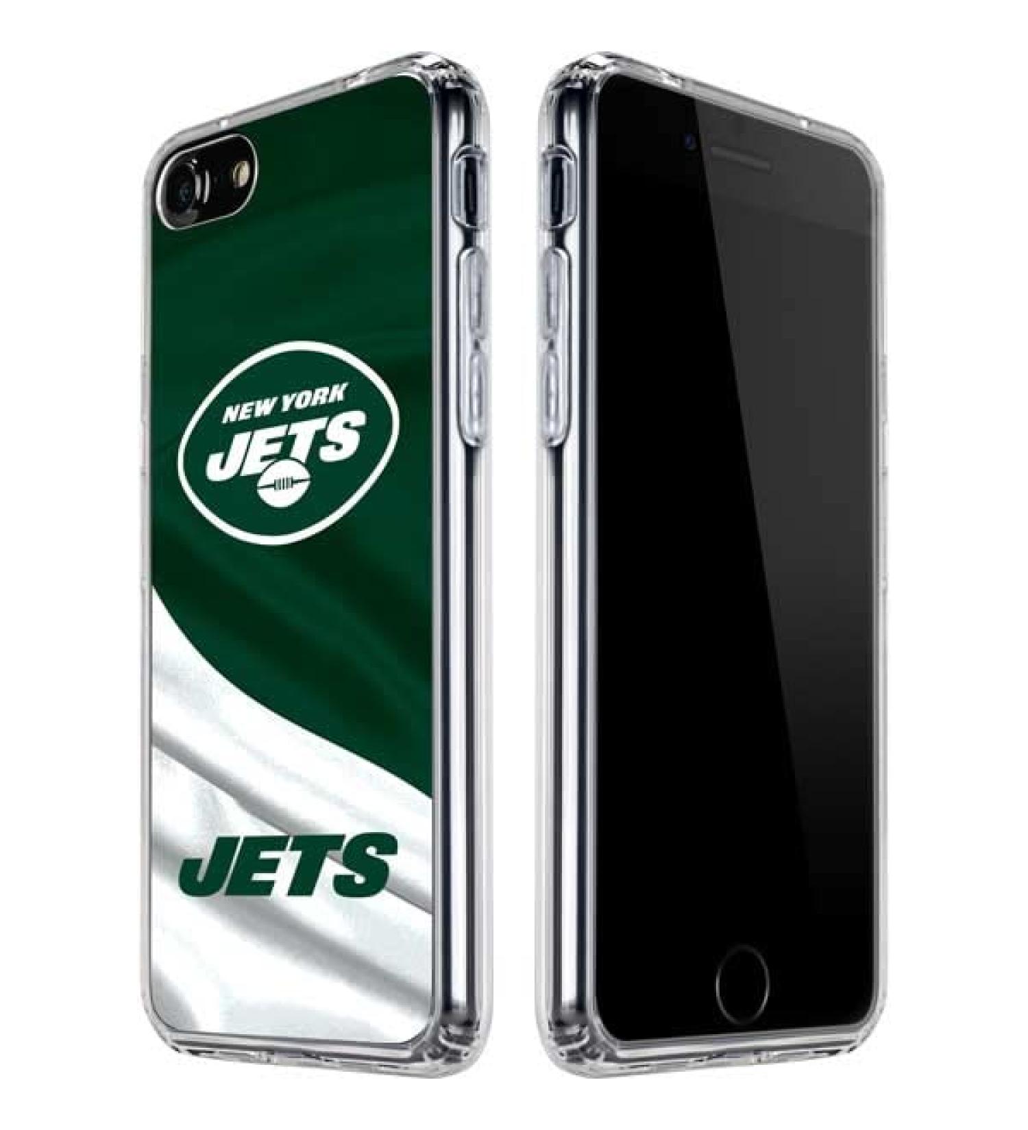 NFL New York Jets Clear iPhone SE Case | Officially Licensed Skinit Design - Buy Online on GoSupps.com