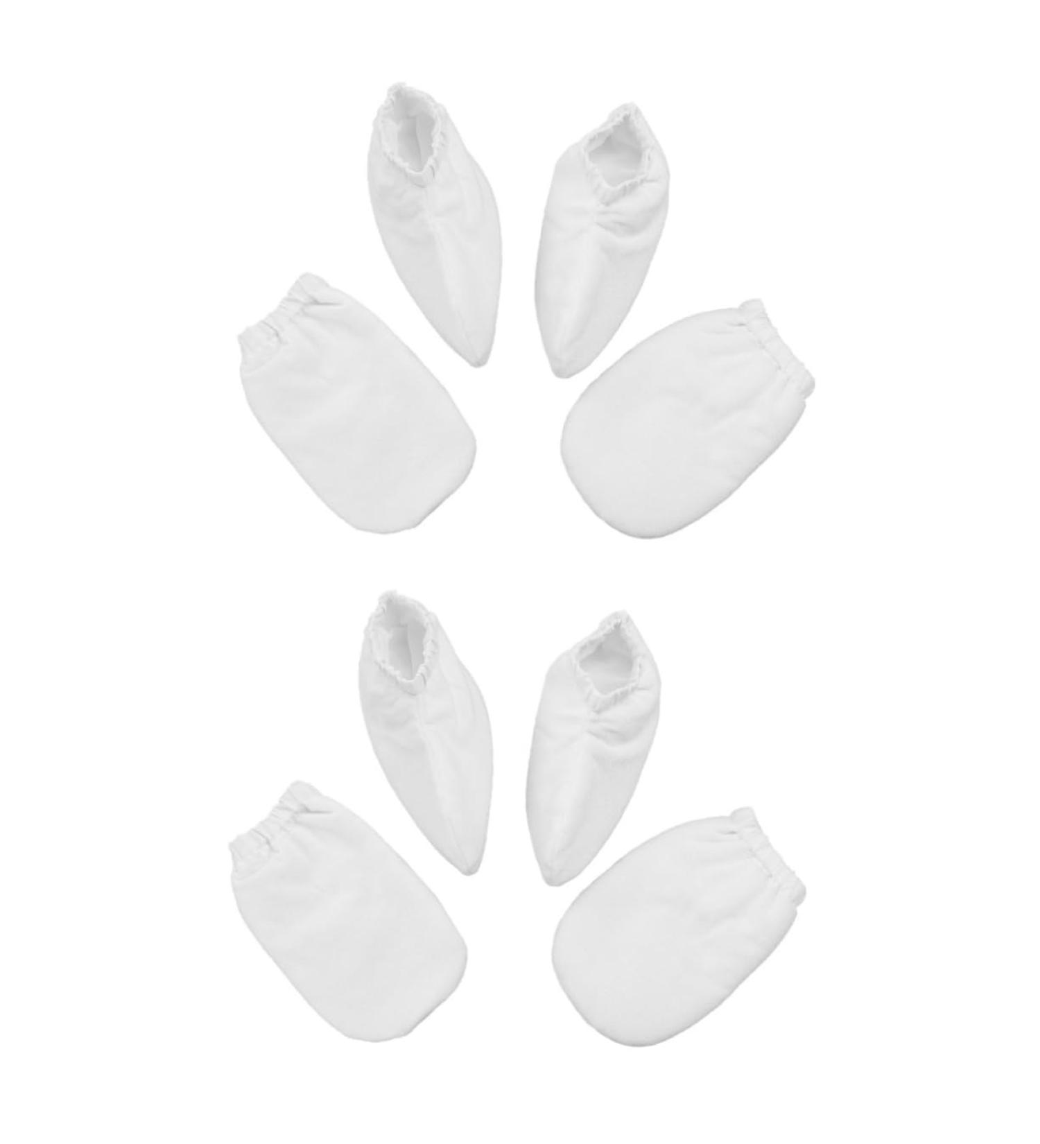 POPETPOP Warming Gloves 4 Pairs Cosmetic White Product Warm Gloves - Buy Online on GoSupps.com