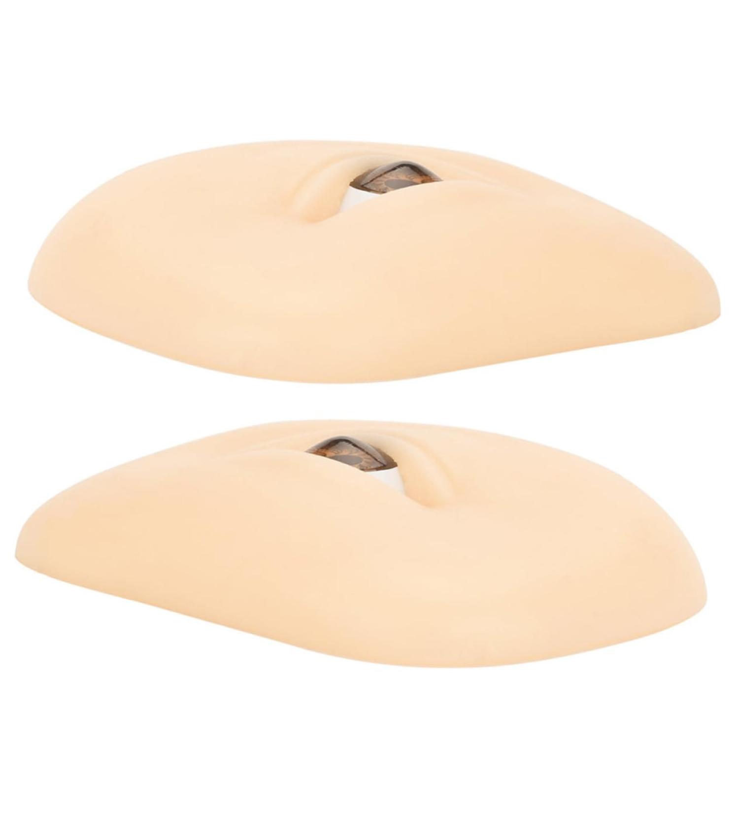 FOMIYES 4 sets Eye Professional Artificial Practice Fake Thick Up Portable Blank of Board Reusable Makeup 6.9x5.2cmx4pcs Assorted Colorx4pcs - Buy Online on GoSupps.com