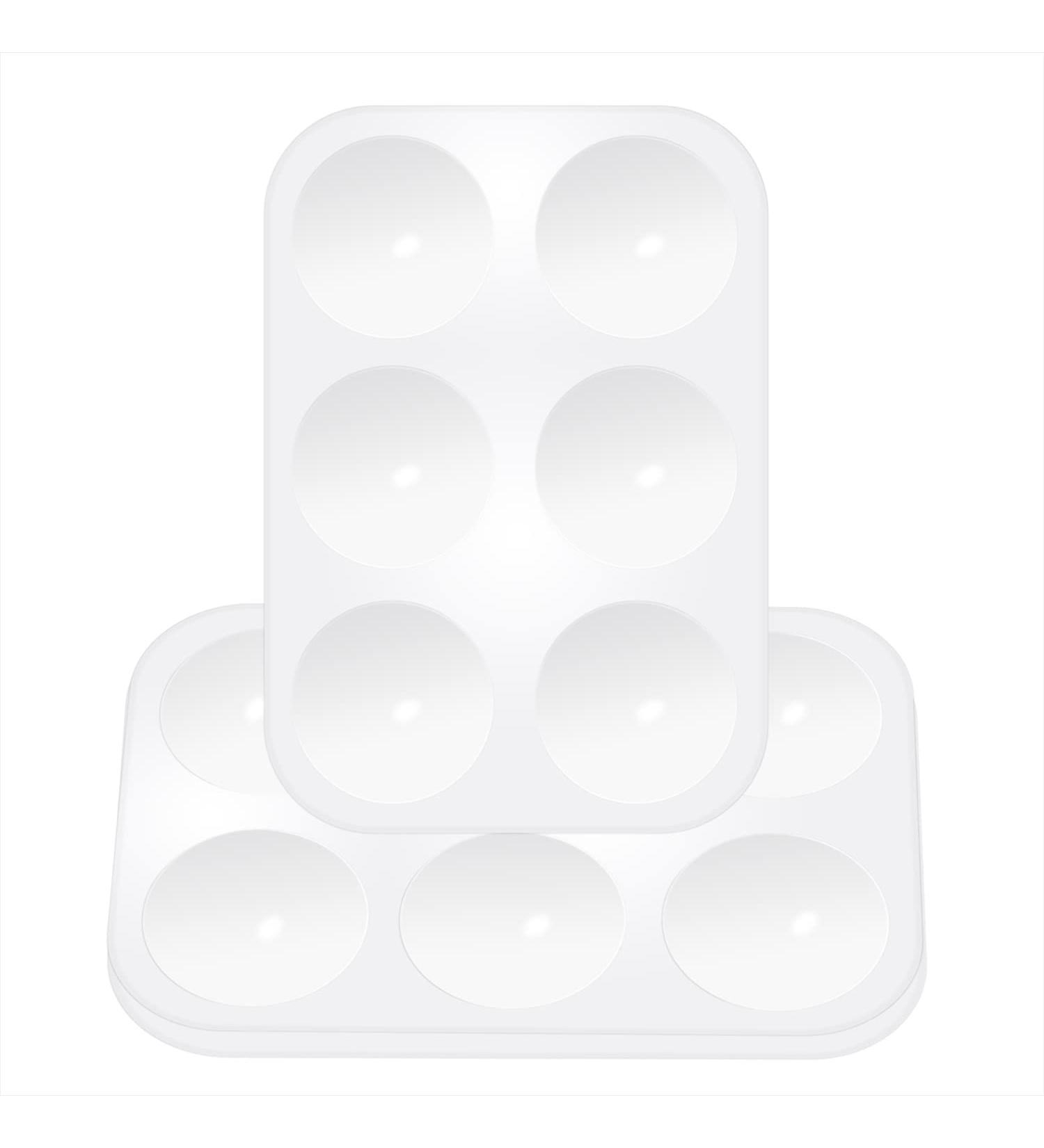 Penta Angel 6 Well Plastic Rectangular Paint Tray Palette Set for Watercolor Painting - 3 Pack - Buy Online on GoSupps.com