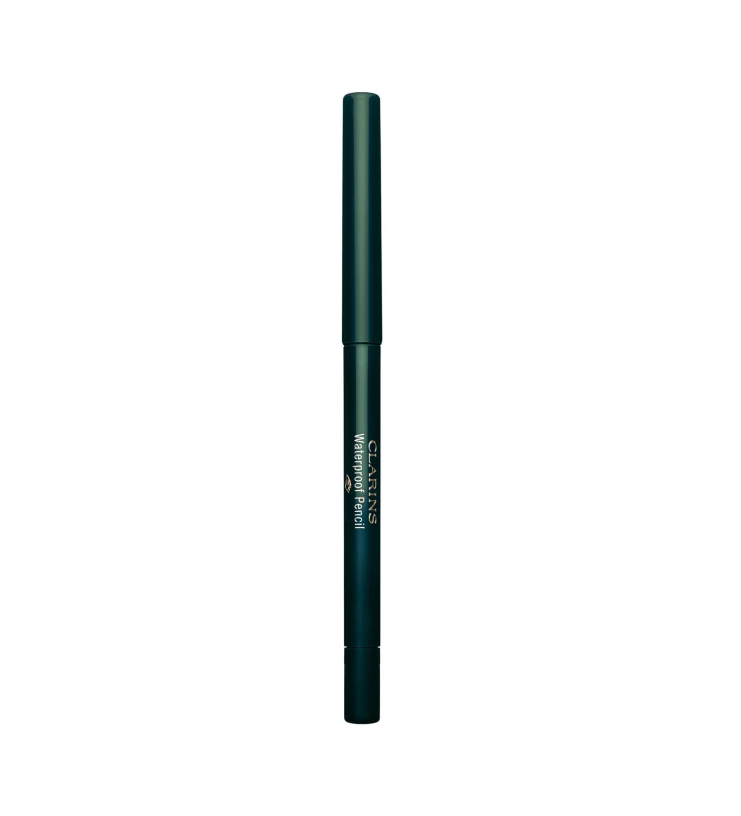 Clarins Waterproof Eye Pencil | Award-Winning | Highly Pigmented and Long-Wearing | Includes Retractable Tip  Built-In Sharpener and Smudger For Smoky Eye Looks | 0.01 Ounces 05 - Forest