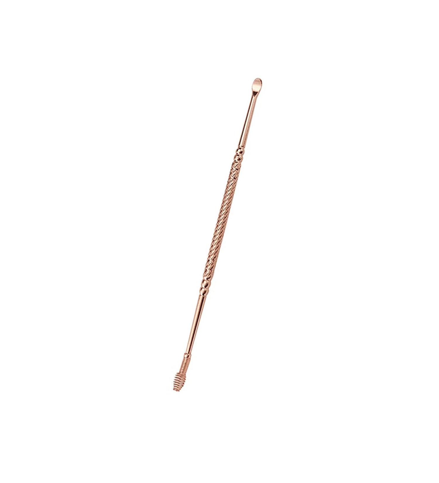 TARVIT Stainless Steel Earwax Removal Tool - Double-ended Spiral Ear Pick Curette & Scoop (3pcs Rose Gold) - Portable Health Care Solution - Buy Online on GoSupps.com
