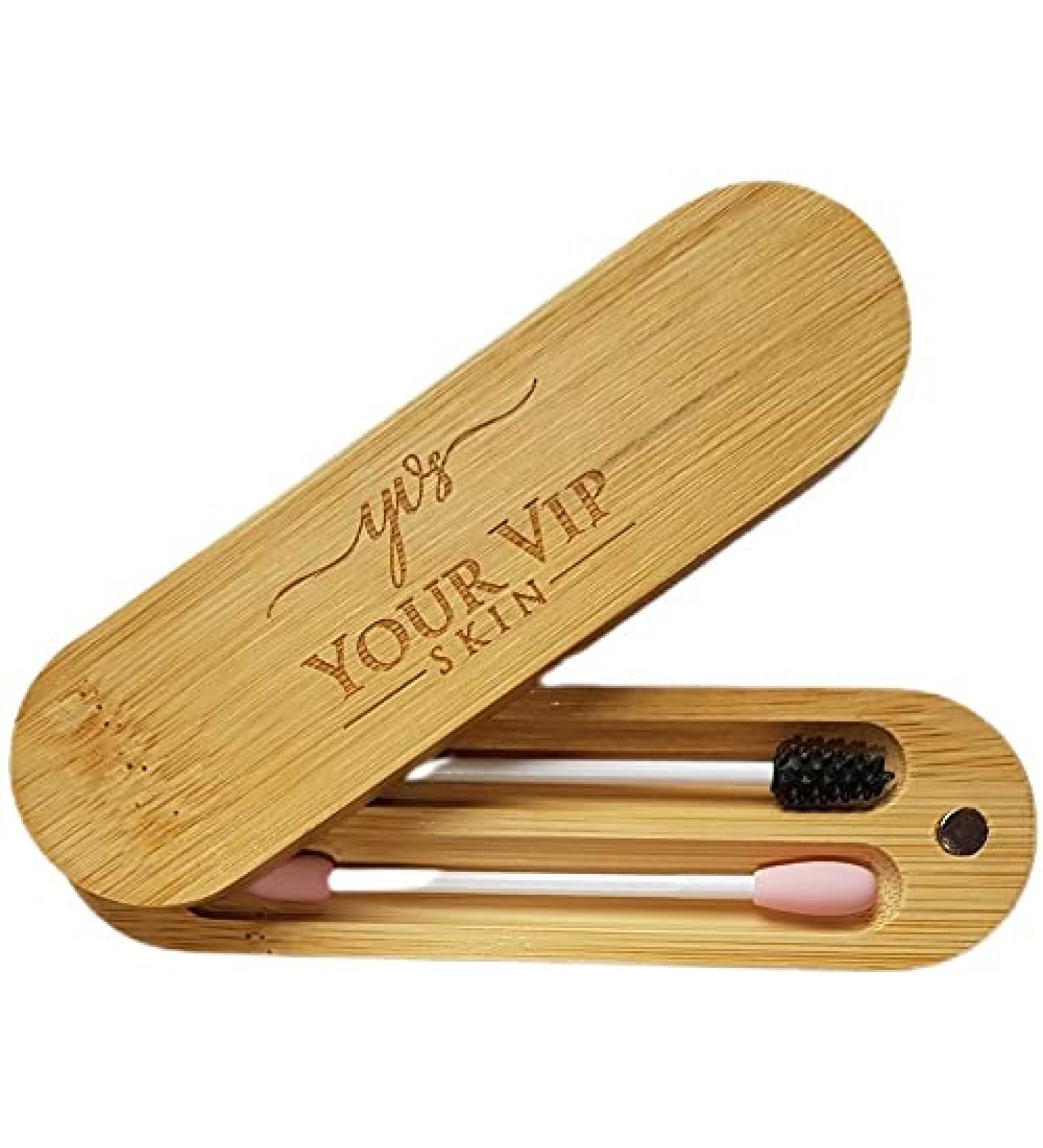 Your VIP Skin Reusable Cotton Swabs - Eco-Friendly Silicone Q Tips - 2x Wattstaben Ear Sticks for Sustainable Beauty - Buy Online on GoSupps.com