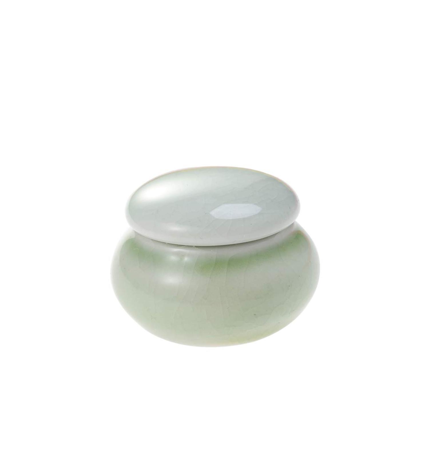 Buy Rouge Storage Tank - Ceramic Makeup Storage Bottle | Sealed Green Can for International Shipping - Buy Online on GoSupps.com