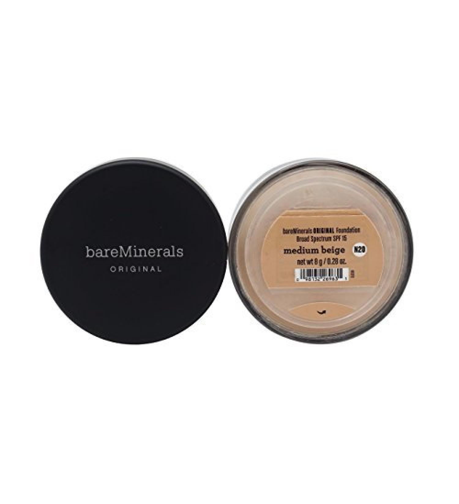 Bare Escentuals Face Care 0.28 Oz Bareminerals Original Spf 15 Foundation -  Medium Beige For Women  SG_B00DSDII28_US