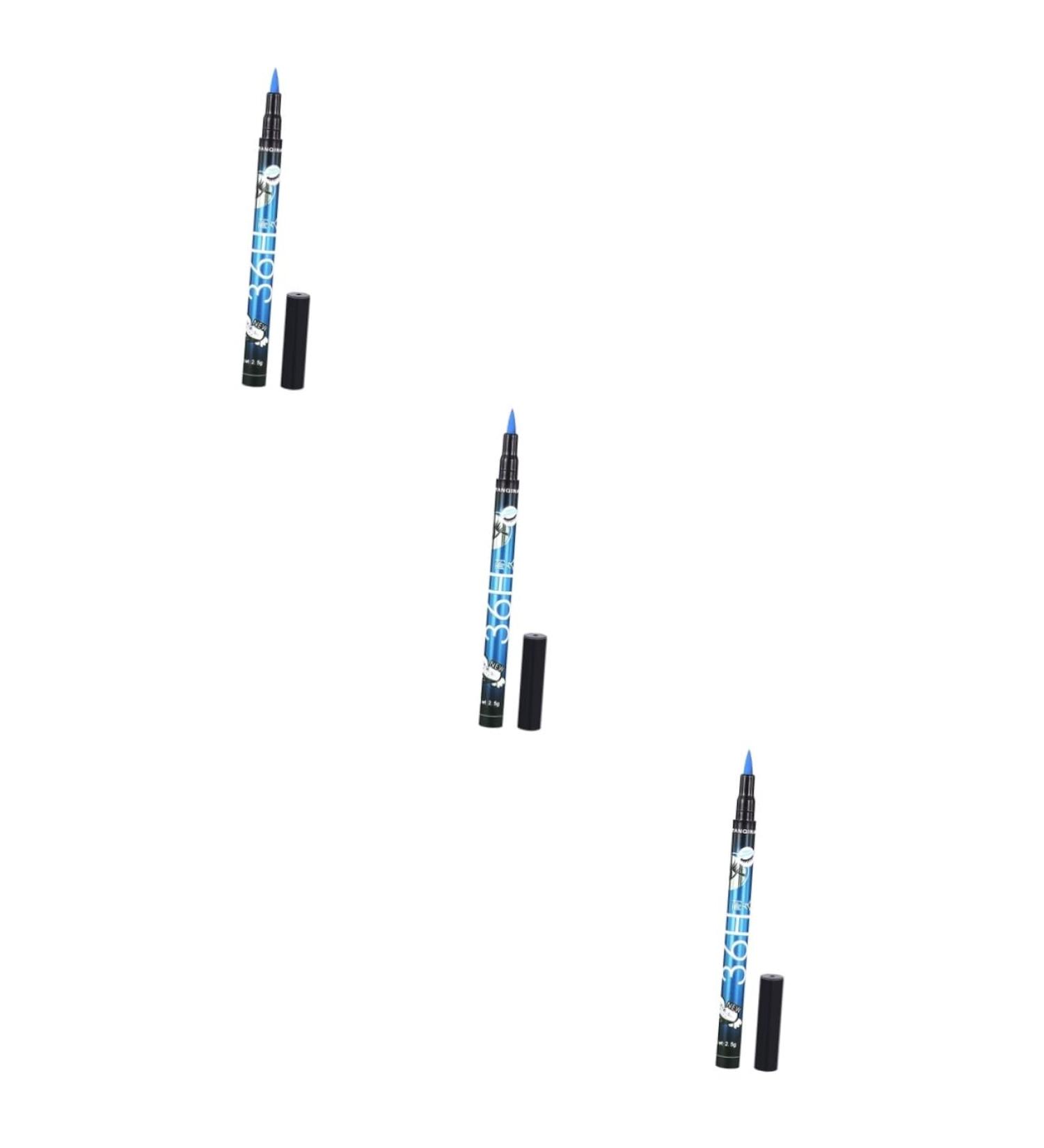 Beaupretty 3Pcs Eyeliner Pen Liquid Eyeliner For Women Colorful Eyeliner Pencil Long Lasting Makeup Size 1x3pcs as shown x 3pcs - Buy Online on GoSupps.com