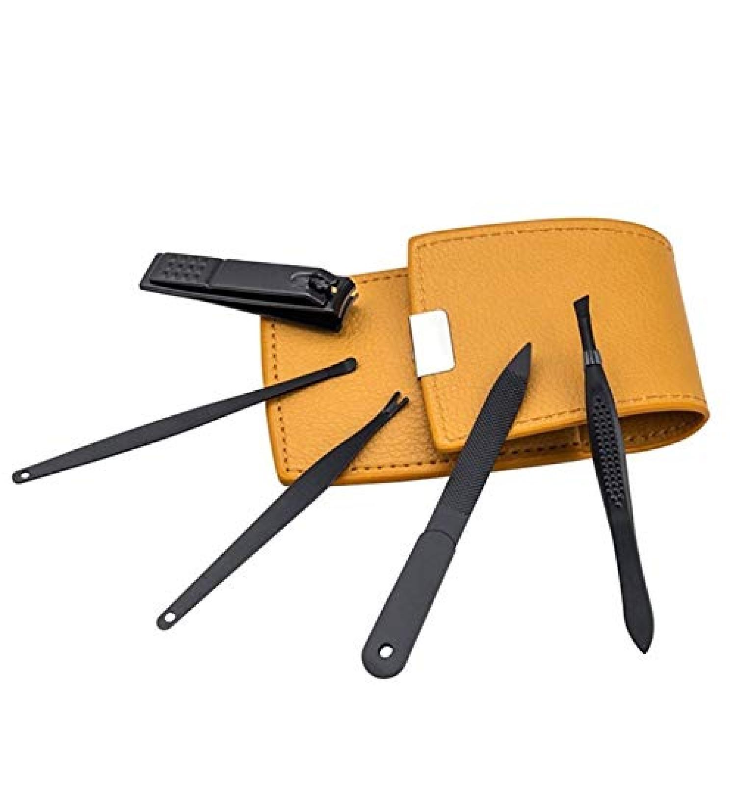 Nail Clippers Set Manicure Nail Clippers Set Manicure Nail Clippers Pedicure Set Portable Travel Stainless Steel Nail Cutter Tool Manicure Set (Color : Black) - Buy Online on GoSupps.com
