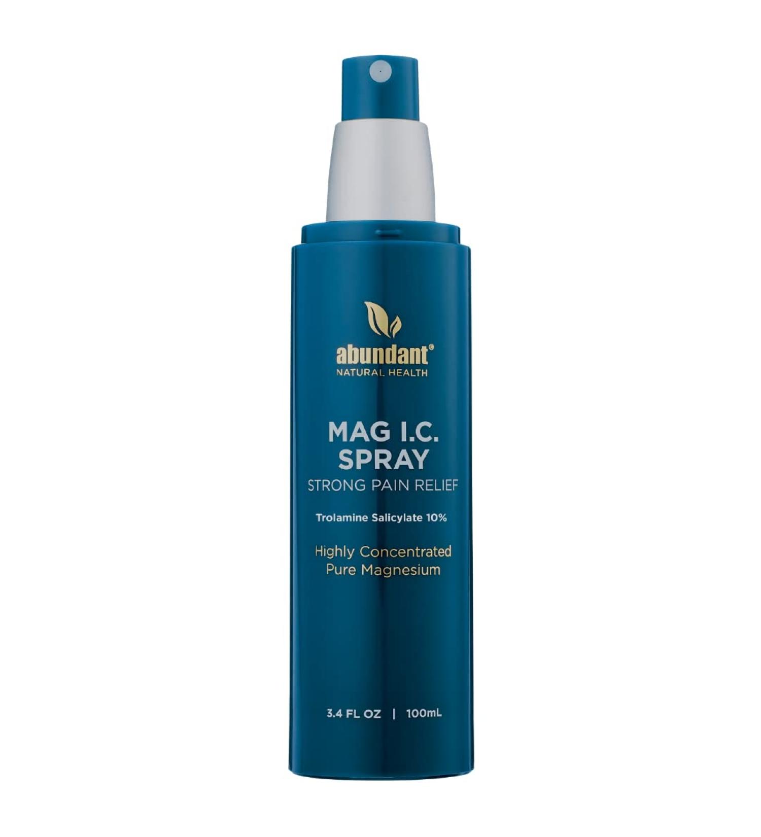 Abundant Natural Health MAG I.C. Spray 100ml - Magnesium for Arthritis Relief & Muscle Pain - Buy Online on GoSupps.com