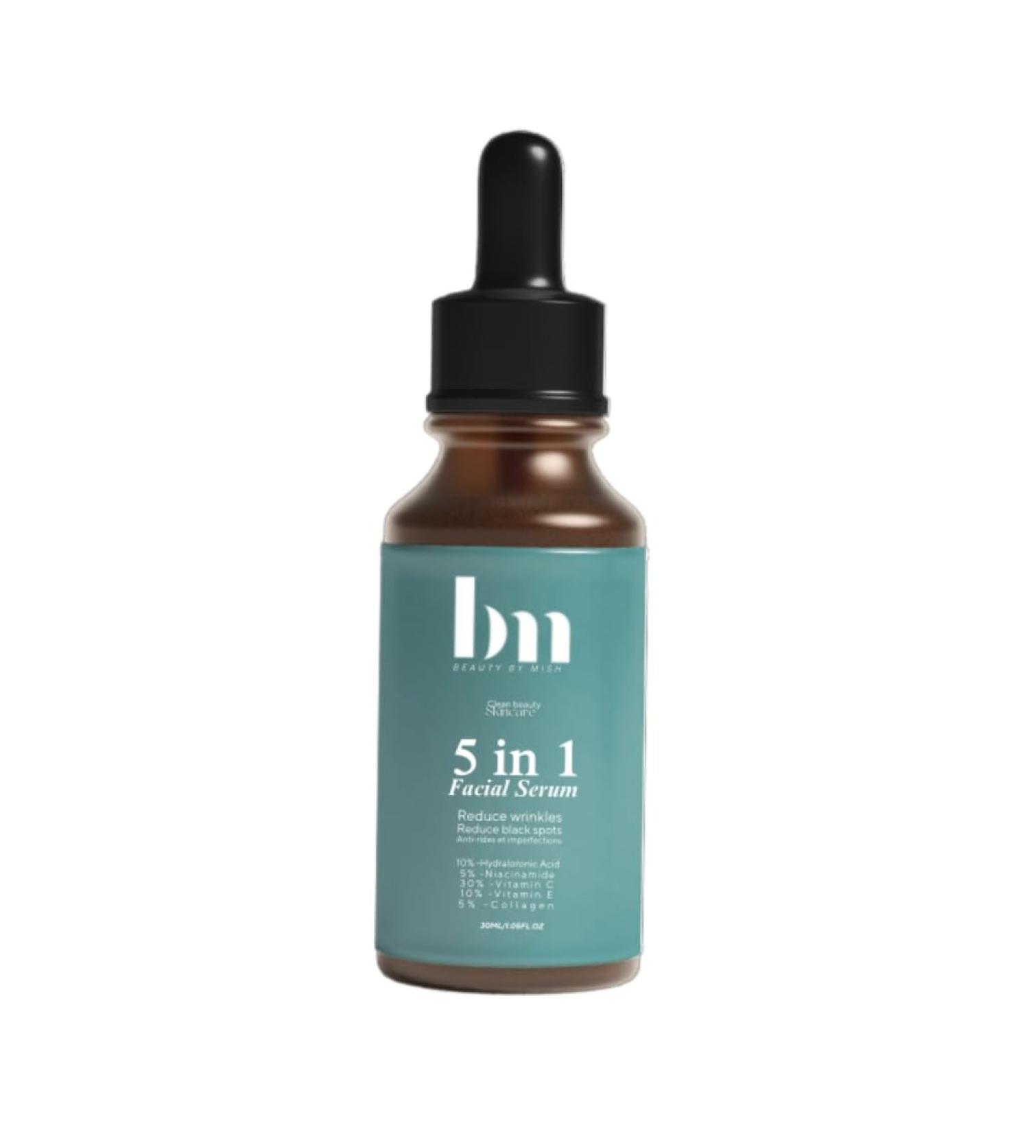 5 in 1 Facial Serum for Brighter Hydrated Skin - Buy Online on GoSupps.com
