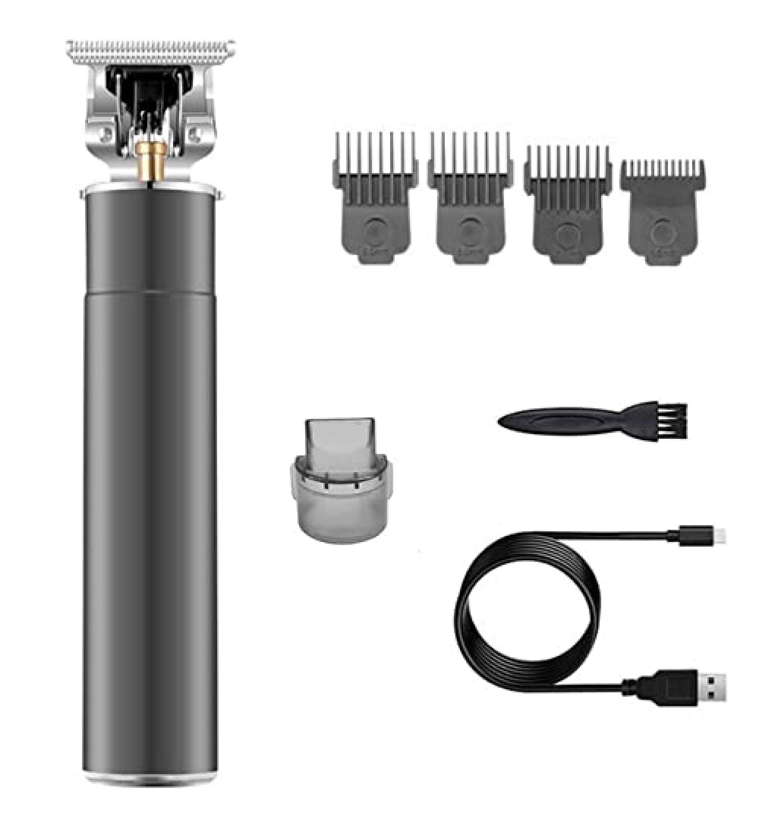 Shop Heavy-Duty T-Shaped Hair Clippers | Cordless 0mm Bald Trimmer for Men - Grey - Buy Online on GoSupps.com