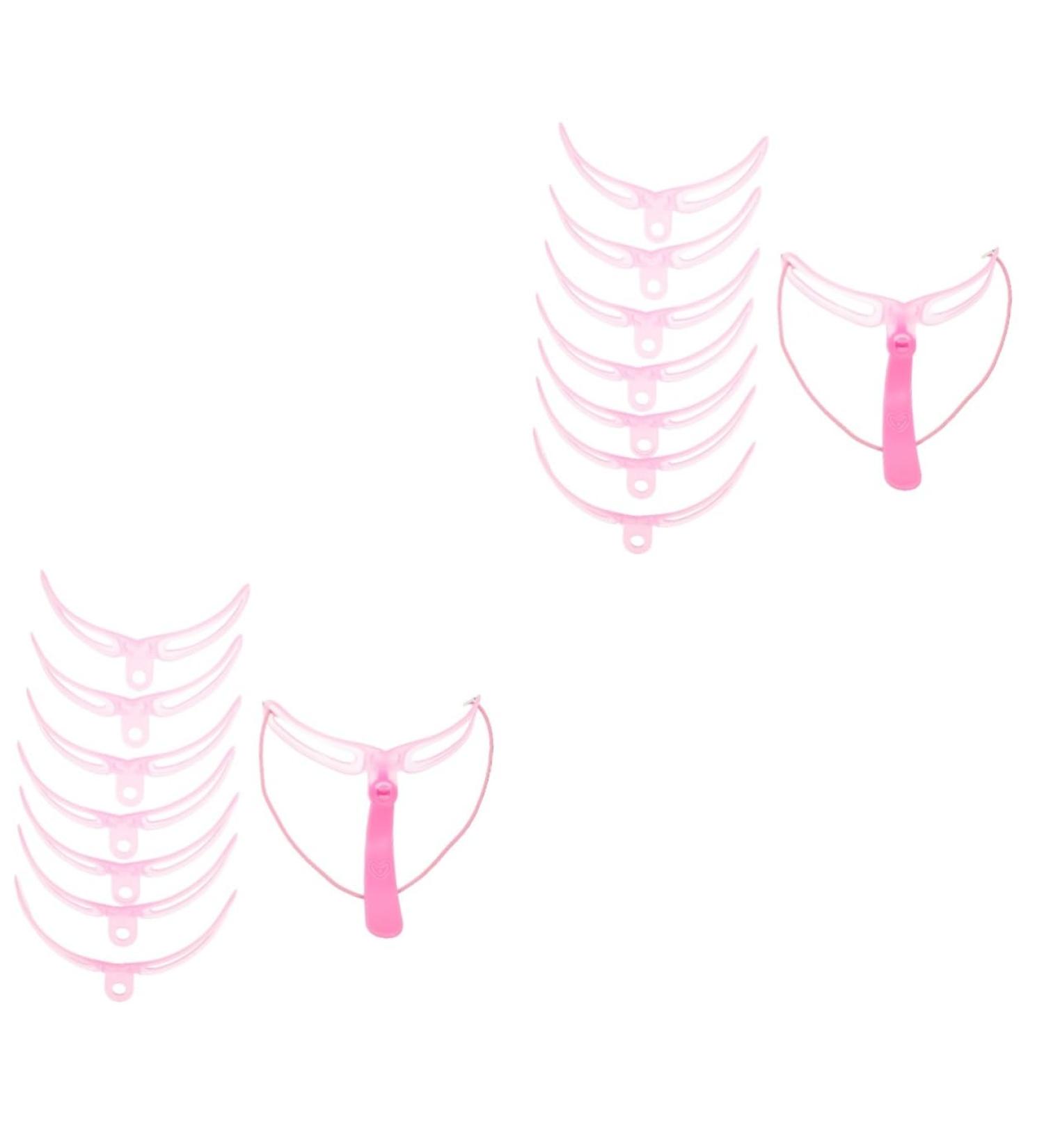 Angoily Eyebrow Tools 6 Sets Eyebrow Aid Specialty Tools Pro Tools Plastic Eyebrow Stencil Four Generations Shaper Modify 12X11X8CMx2pcs Pinkx2pcs - Buy Online on GoSupps.com