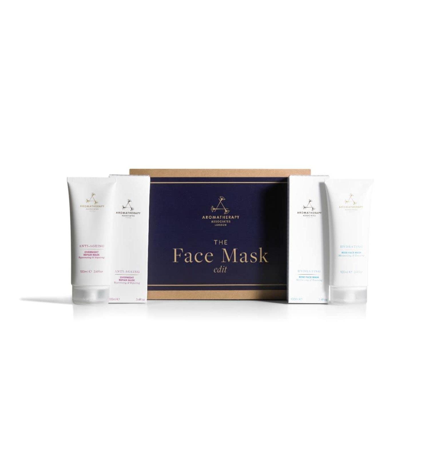 Aromatherapy Associates The Face Mask Edit - HYD Rose Hydrating Face Mask AAG Overnight Repair Mask - Buy Online on GoSupps.com