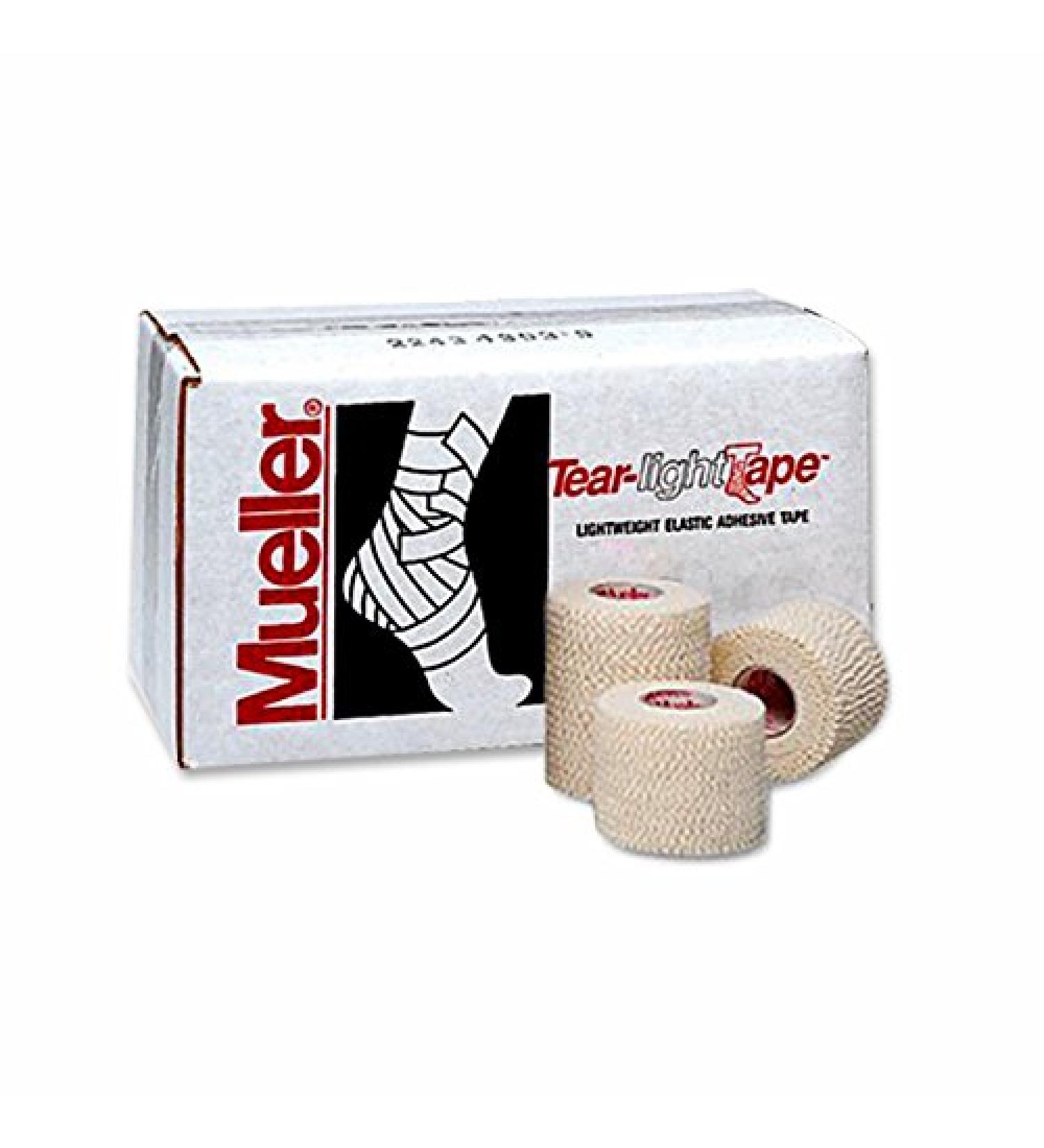 Mueller Tear Light Tape White 7.5 yd 2 x24 Rolls