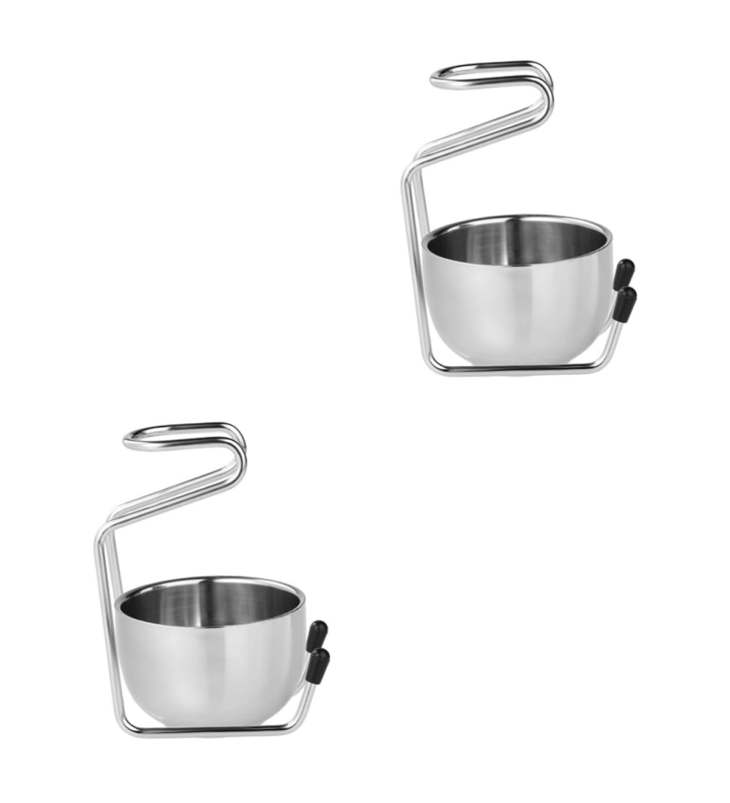 Angoily Stainless Steel Brush Holder - Rustproof Wall-Mounted Glass Bottle Stand for Friends of Friends - Buy Online on GoSupps.com