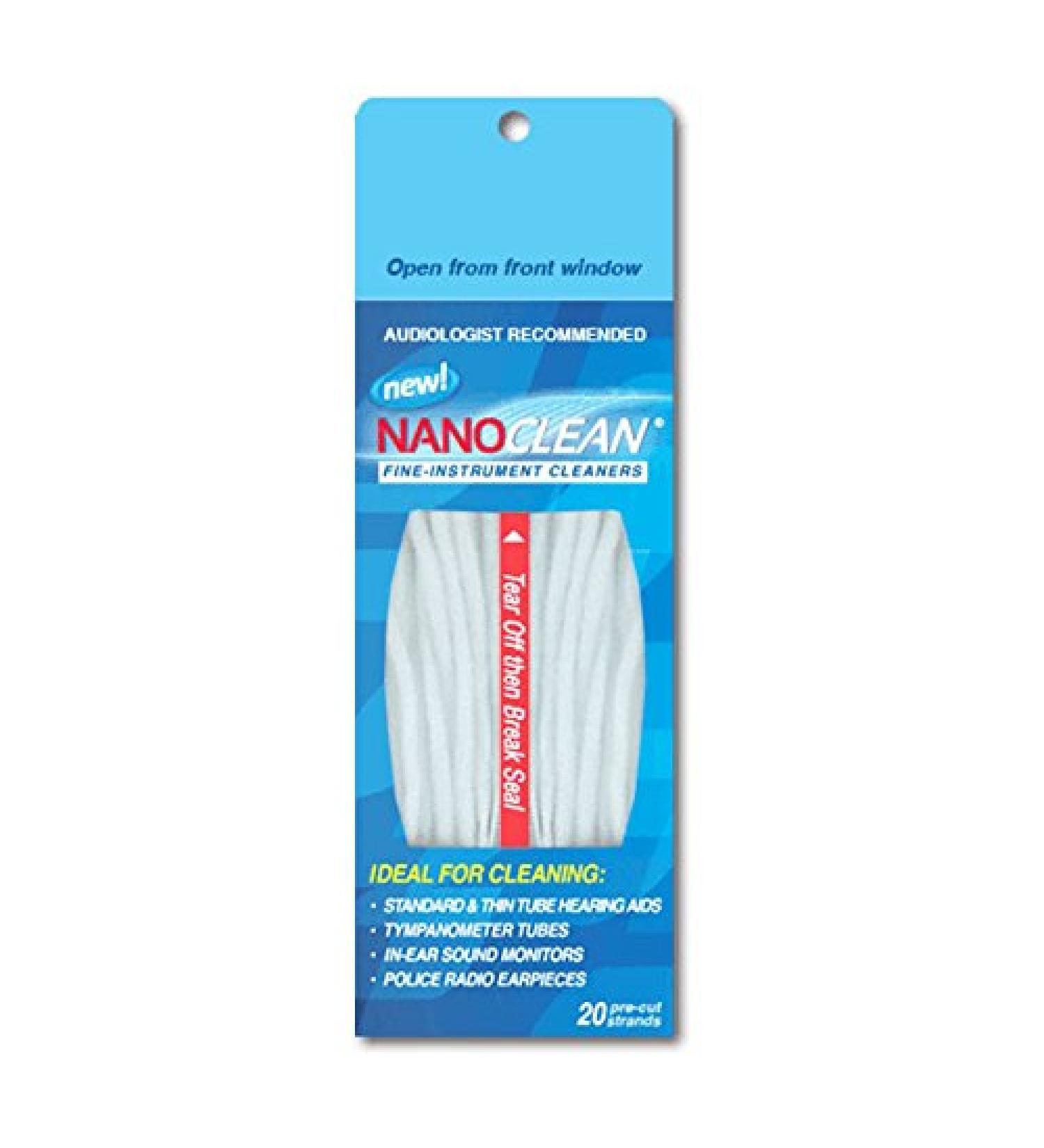 NanoClean Fine Instrument Hearing Aid Cleaners (20-strand pkg)
