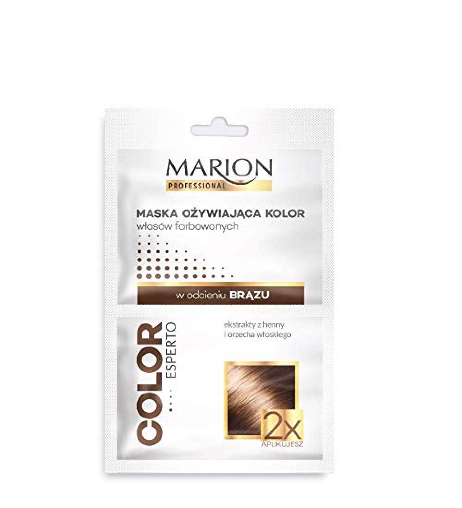Marion Bronze Hair Mask Refreshing and Care Color Dyed Hair Color Esperto 2x20ml