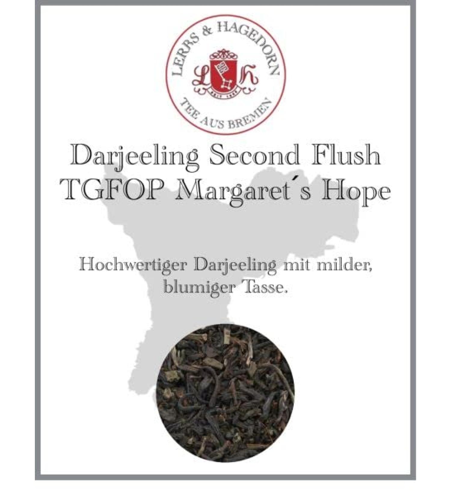  Lerbs & Hagedorn Darjeeling Second Flush TGFOP Margaret 1 kg - Buy Online on GoSupps.com