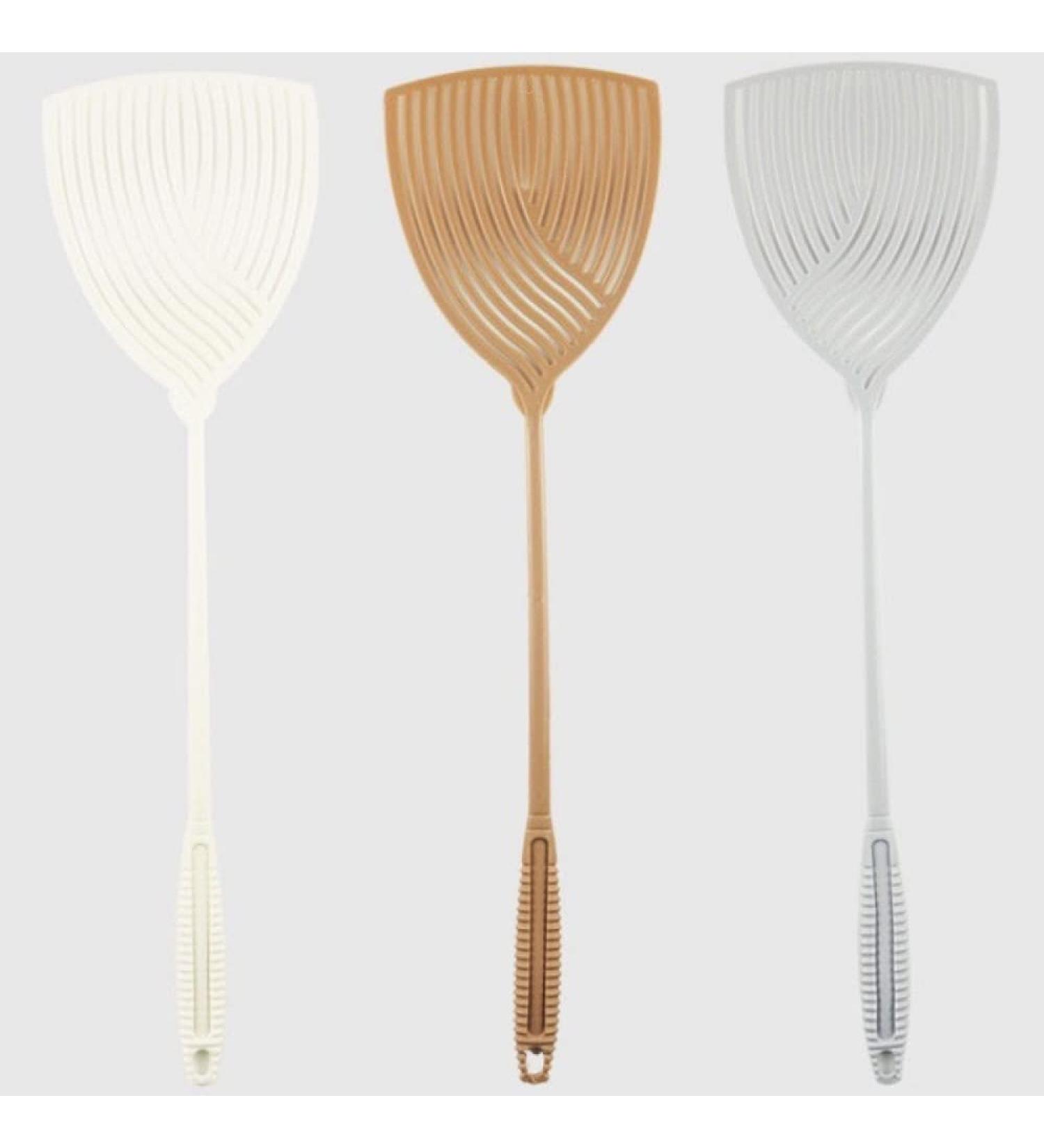 ShuWen Fly Swatter 5PCS Plastic Multi Pack Manual Fly Squat Insect Mosquito Wasp Pest Control with Long Flexible Handle for Flies and Mosquito Heavy Duty Assorted Colors - Buy Online on GoSupps.com