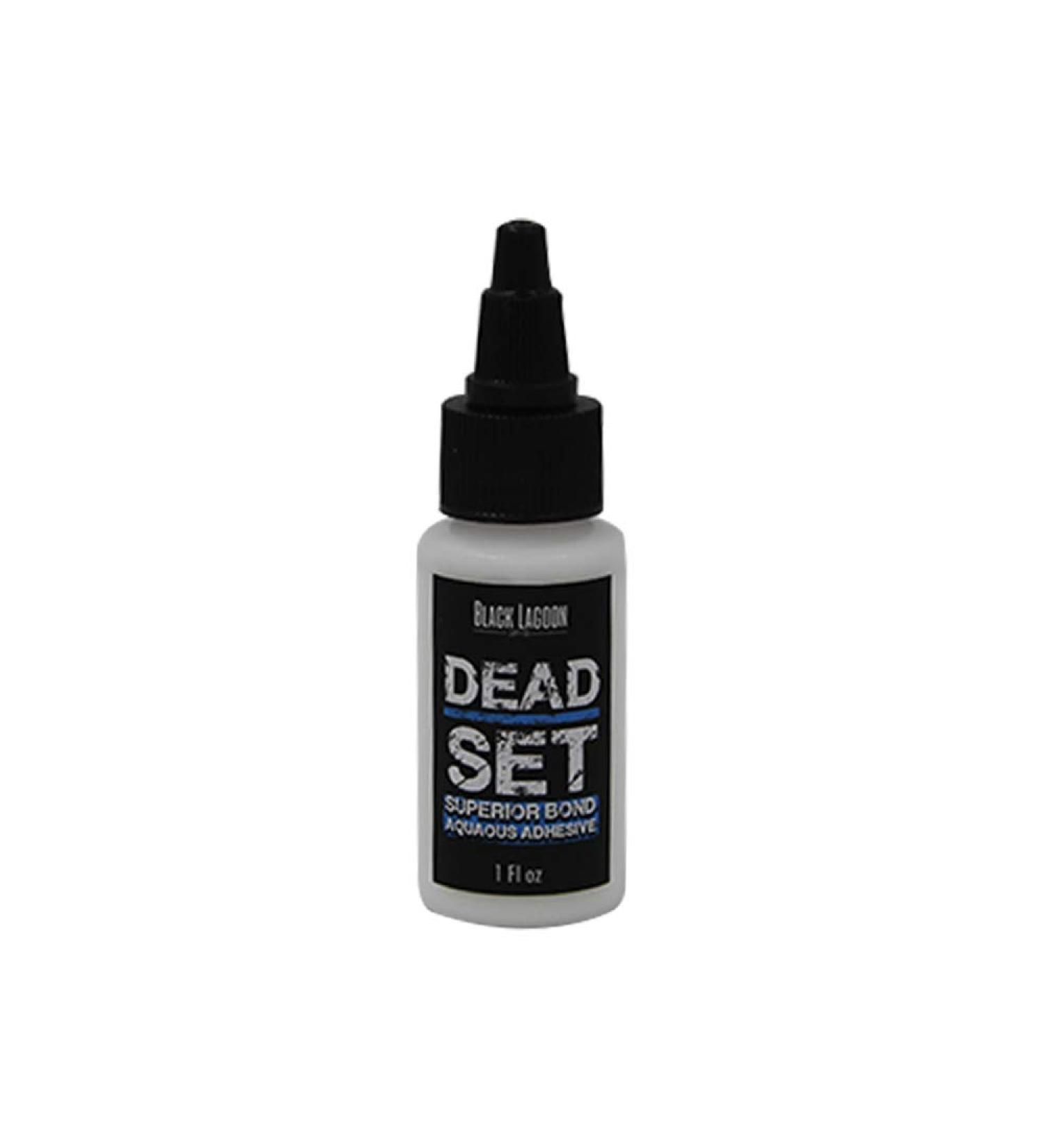 DeadSet Adhesive 1 oz - Premium Skin Adhesive for Prosthetics & FX Makeup | International Shipping Available - Buy Online on GoSupps.com