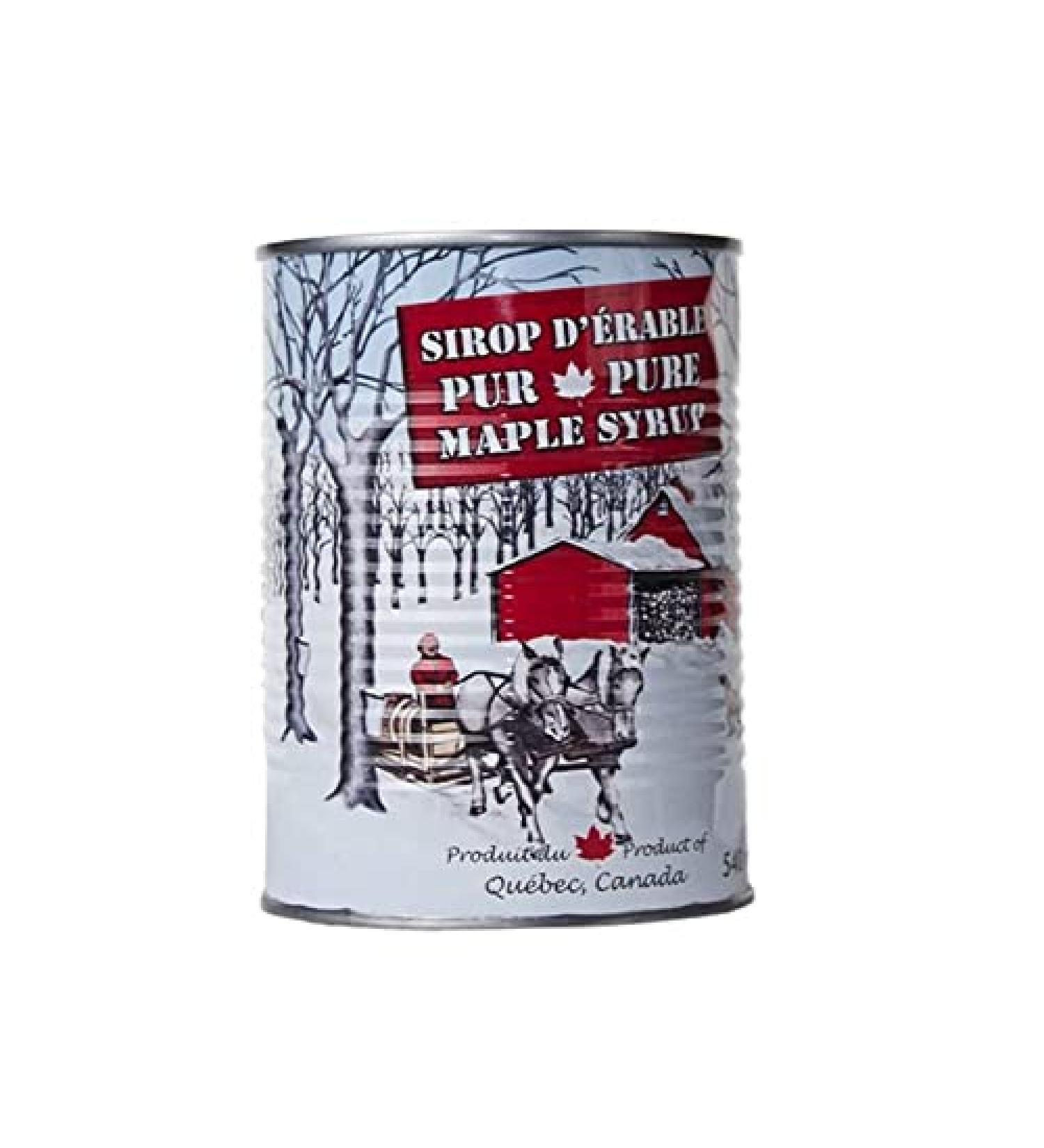Canned Quebec Amber Maple Syrup 540ml - Cane of Canada - Buy Online on GoSupps.com