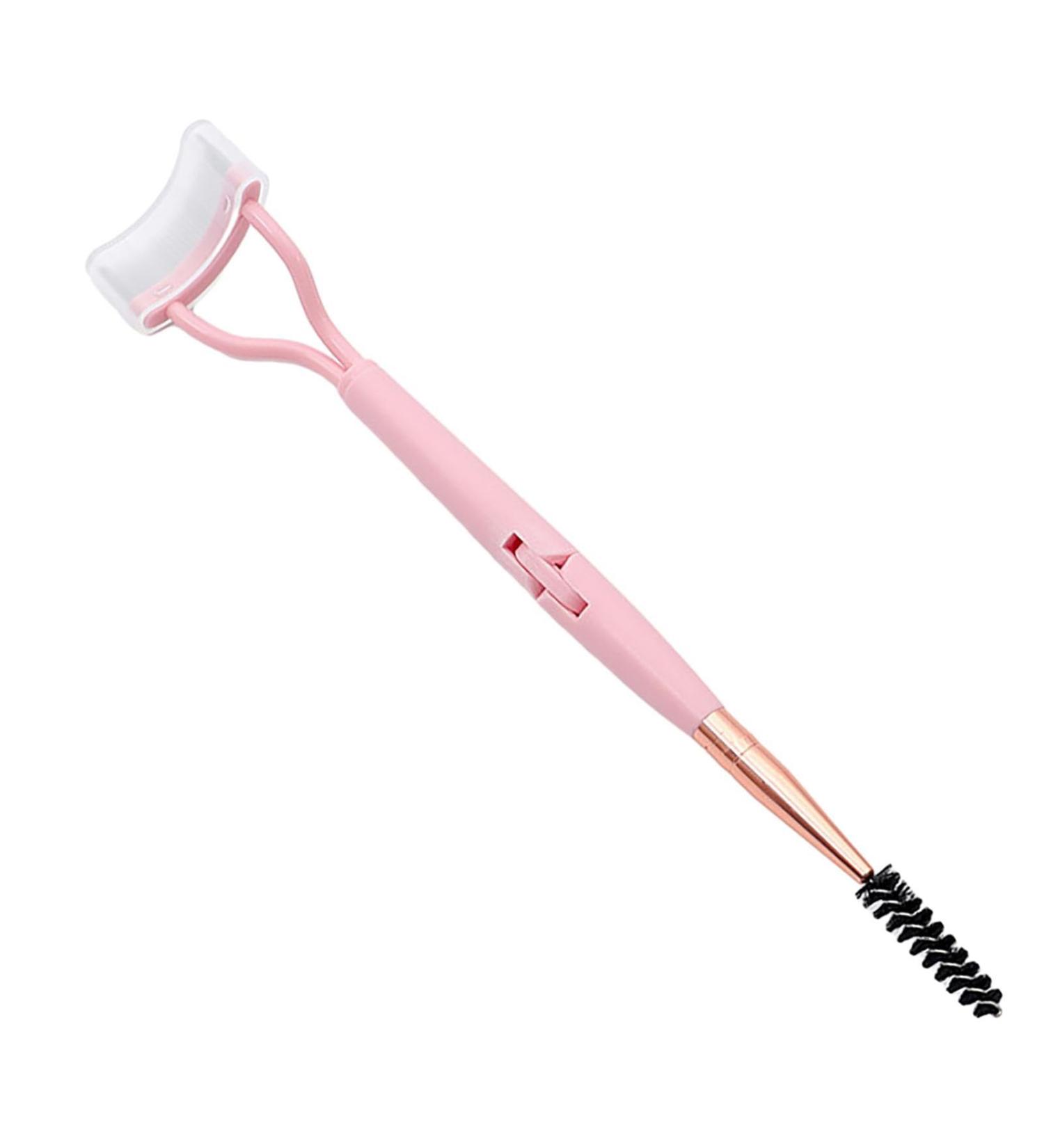 Eyeline Separator | Double-Head Stainless Steel Eyelash & Eye Brewing Tool | Portable Makeup Brush for Women - Odavom Hell-Pink - Buy Online on GoSupps.com