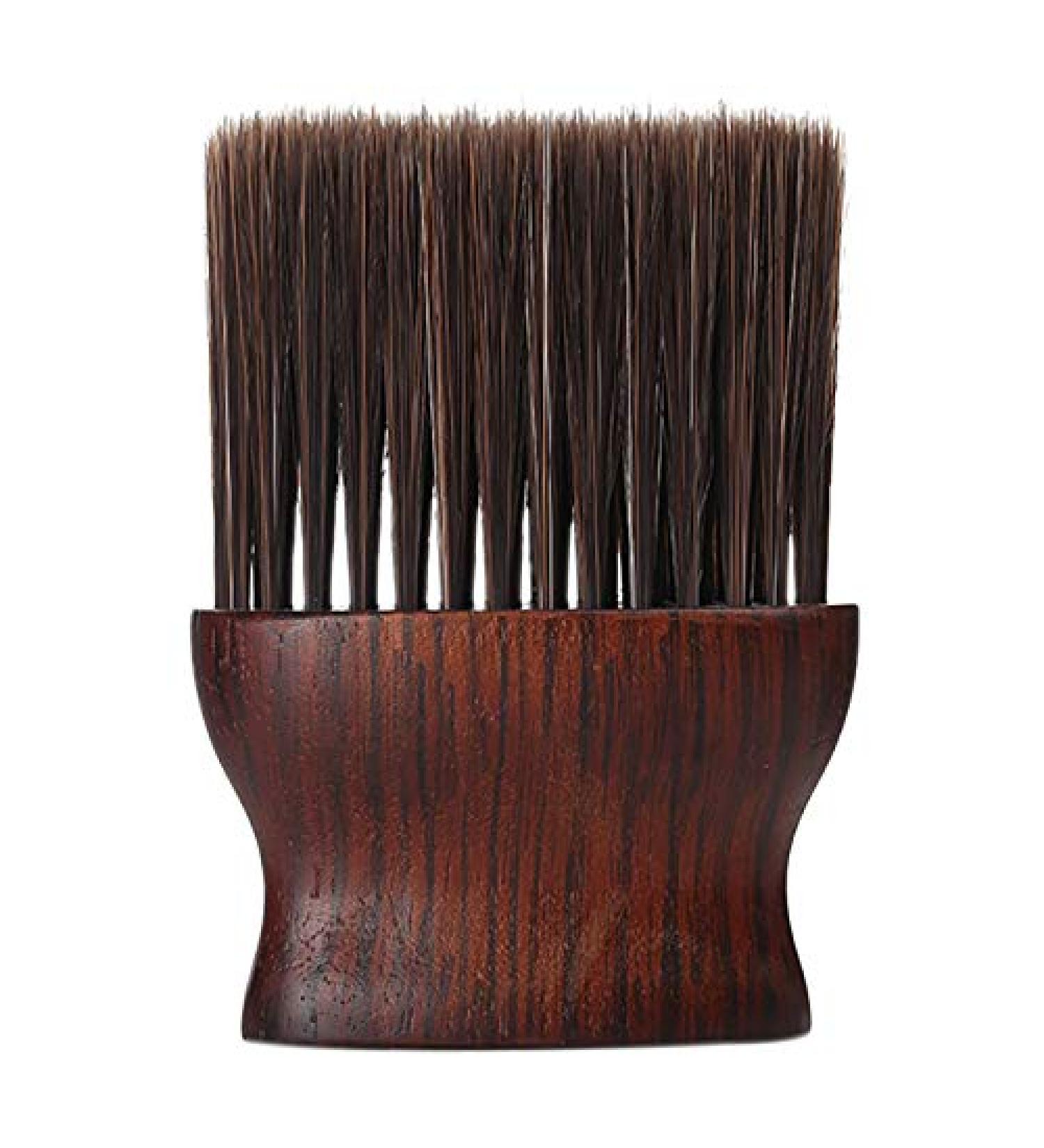 Beifenl Barber Neck Duster Brush for Hair Cutting Soft Neck Cleaning Brush Professional Salon Barber Tool Red-Brown 2 - Buy Online on GoSupps.com